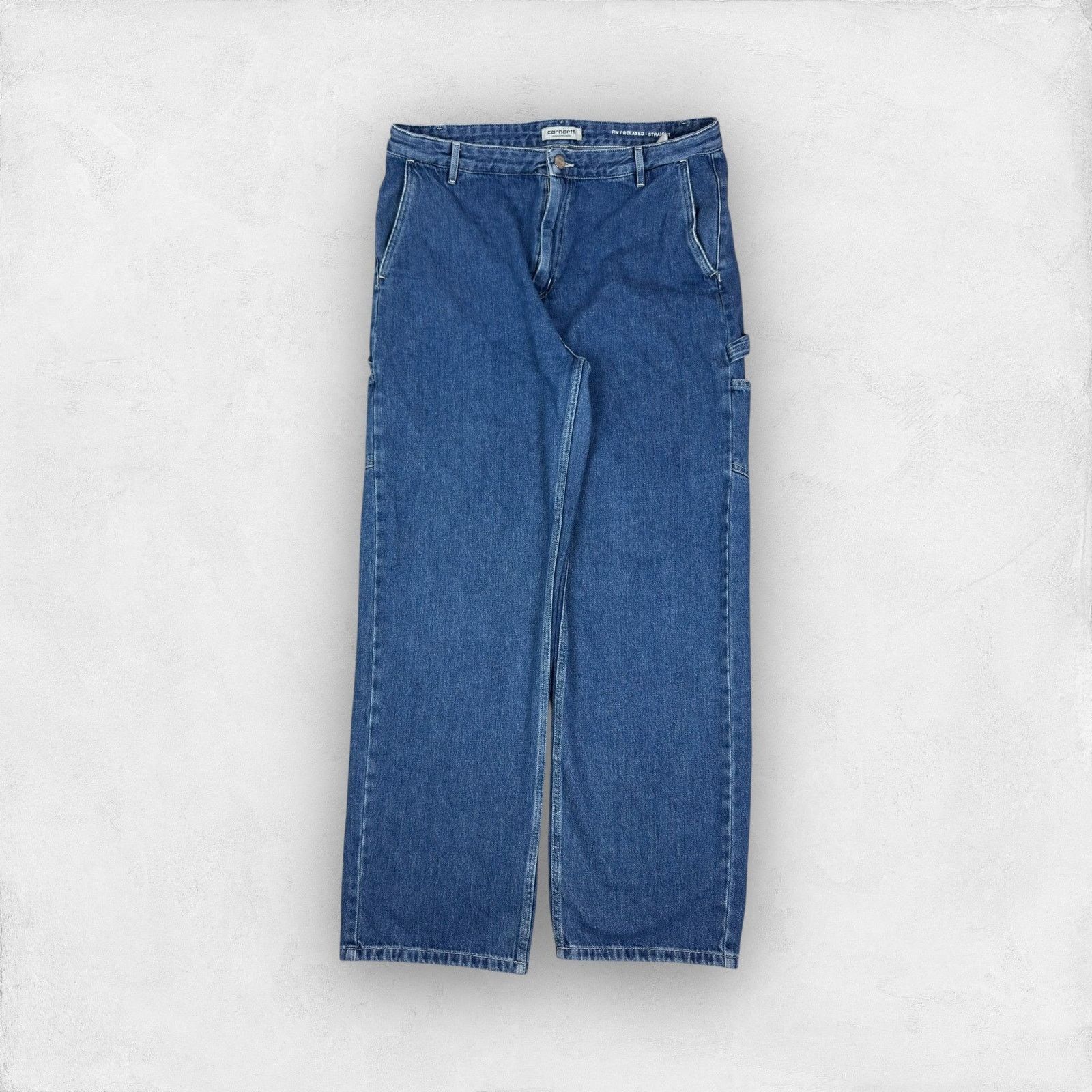 Carhartt Carhartt WIP Mens Blue Straight RW/Relaxed Pierce Pants 32 Size US 32 / EU 48 - 4 Thumbnail