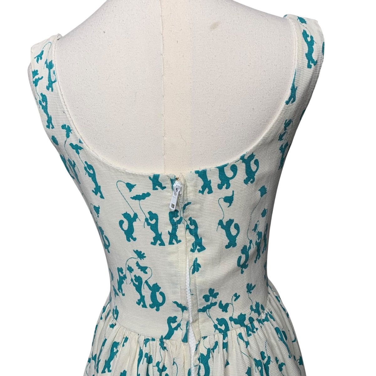 Other Vintage 50/60s Tiger/Lion Circus Novelty Print Dress pockets Size XS / US 0-2 / IT 36-38 - 9 Thumbnail