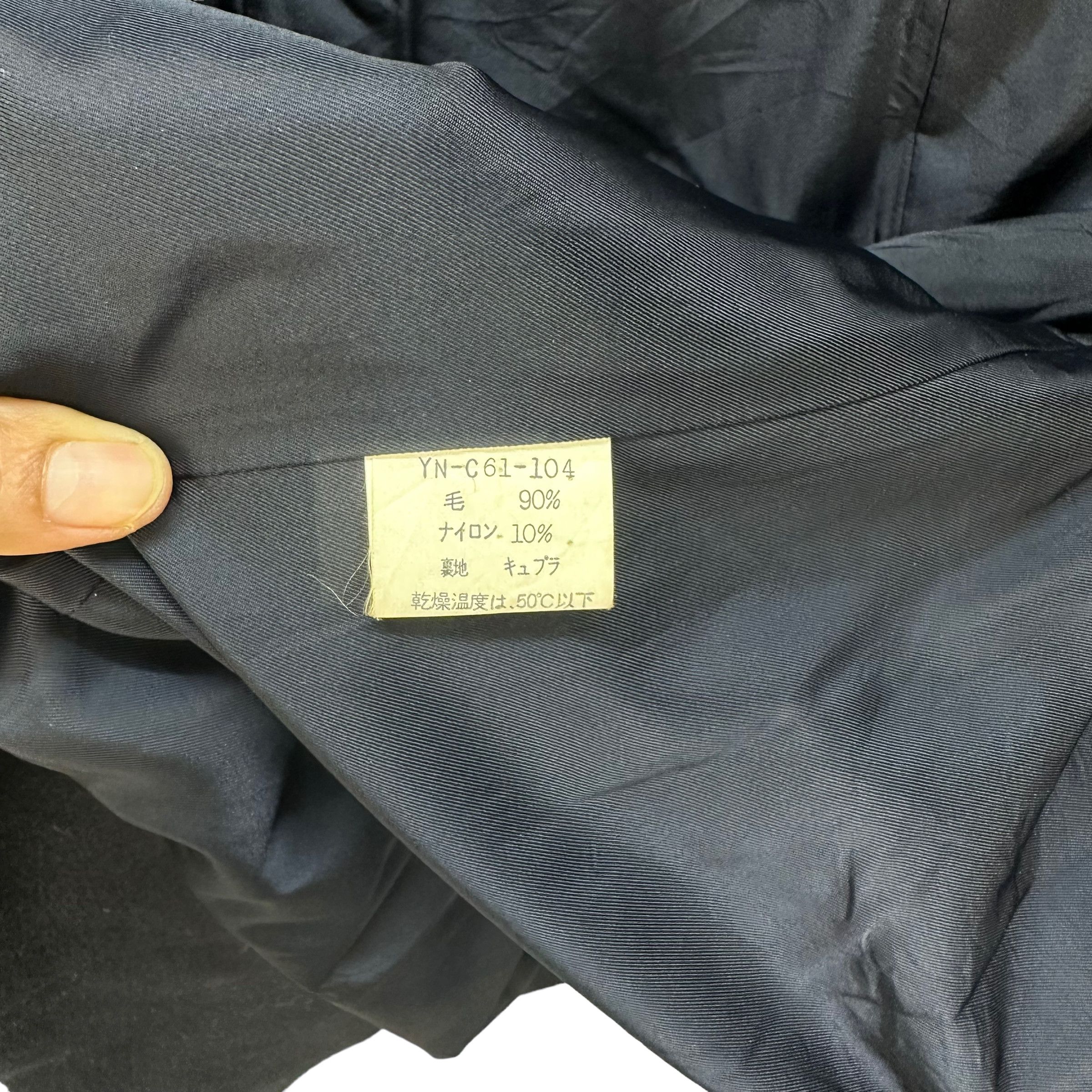 Y's Y's AW1999 SHERPA NECK SHAWL WOOL OVERCOAT #7785-176 Size S / US 4 / IT 40 - 9 Thumbnail