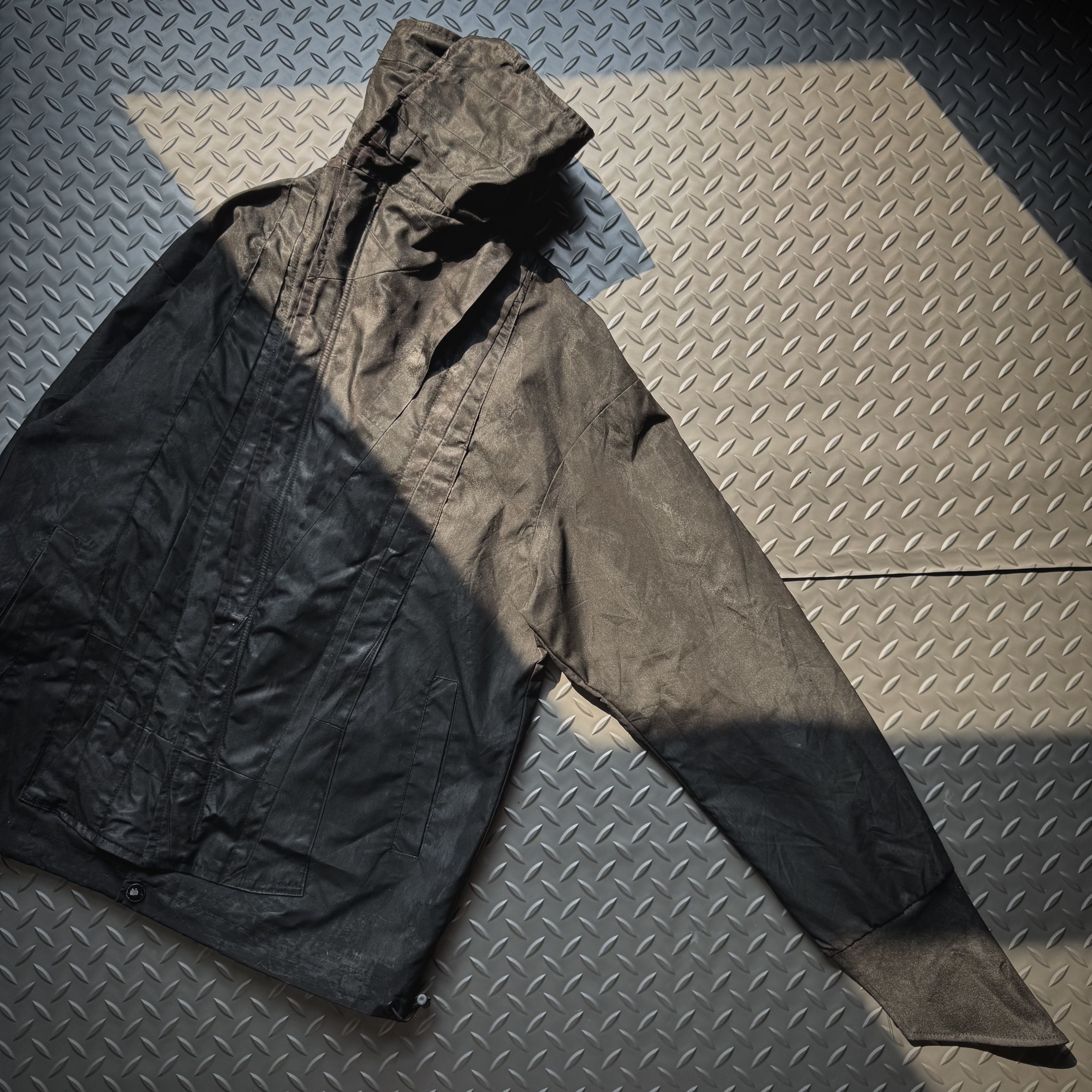 Japanese Brand Japanese Brand Asymmetrical Hooded Jacket Size US L / EU 52-54 / 3 - 4 Thumbnail