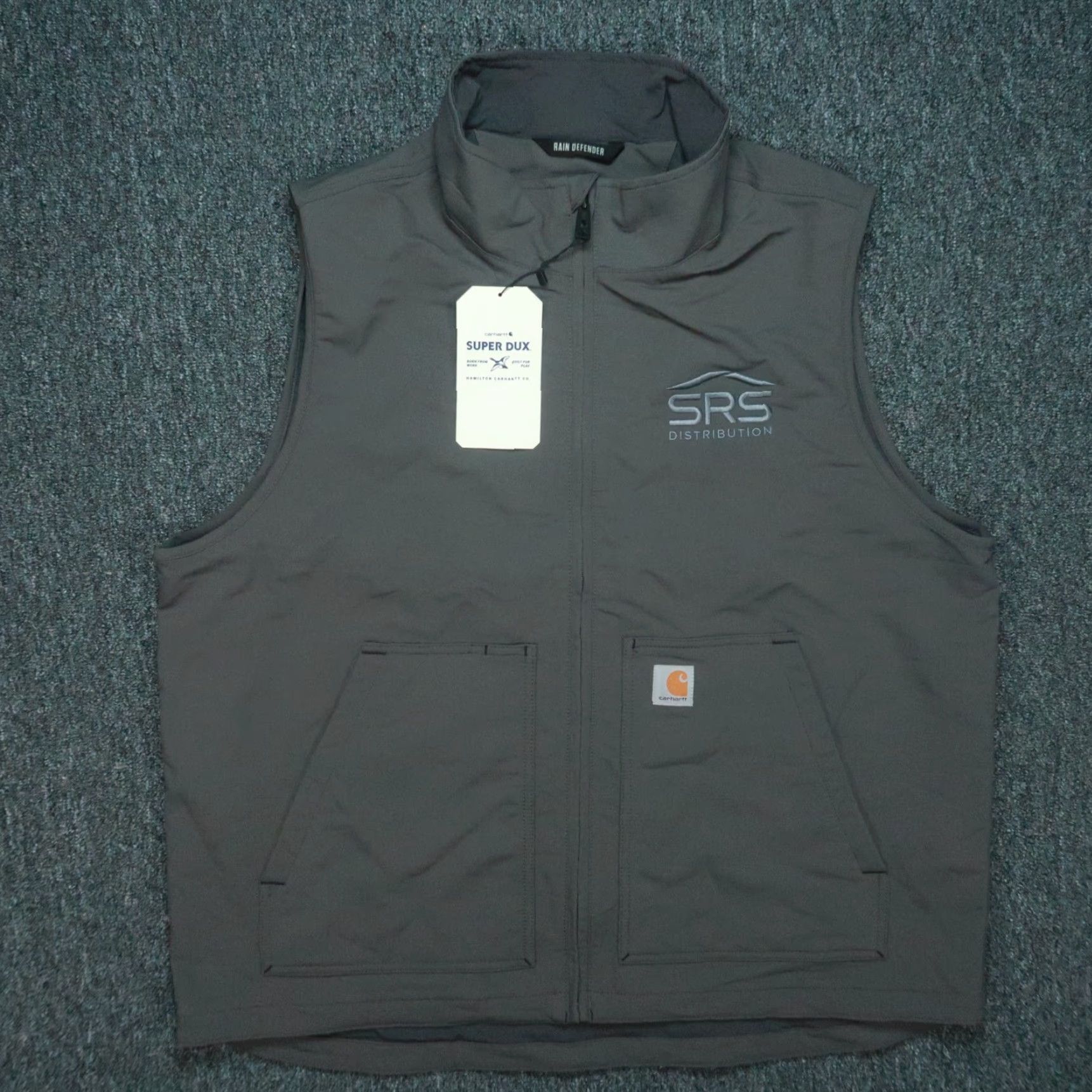 Carhartt Carhartt Vest Mens XL Gray Rain Defender Softshell Zip NWT Front Pockets Full Zip Lined Casual Workwear 90s? Size US XL / EU 56 / 4 - 2 Thumbnail