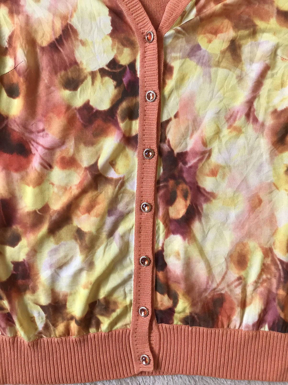 Japanese Brand Japanese Brand Cardigan Sweater Full Print Size M / US 6-8 / IT 42-44 - 5 Thumbnail