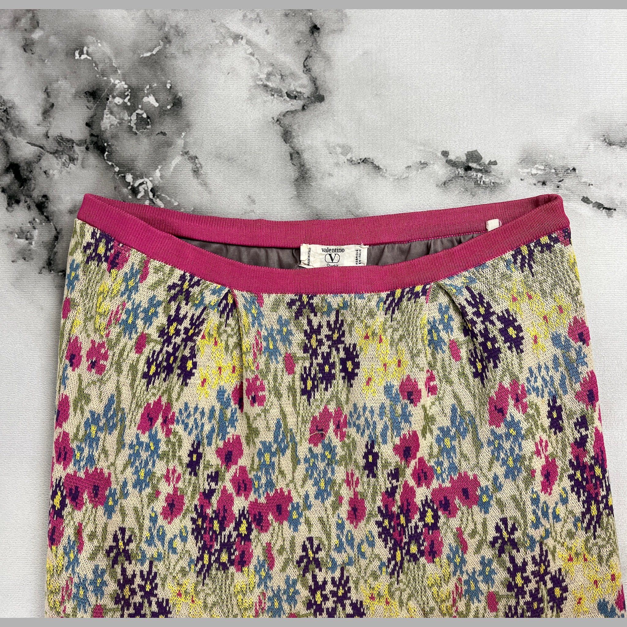 Valentino Gonna Lunga Valentino Studio Lana – 46 IT Size 32" / US 10 / IT 46 - 2 Thumbnail