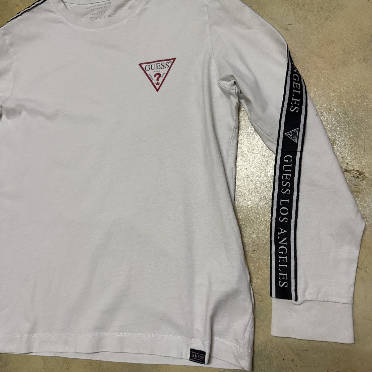 Guess Guess Site Tape Logo Long Sleeves T Shirt Size US S / EU 44-46 / 1 - 2 Thumbnail