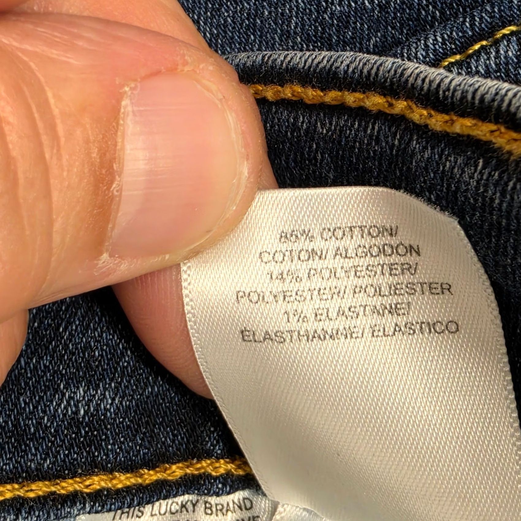 Lucky Brand Lucky Brand Jeans 412 Athletic Slim Mens 36x34 Blue Stretch Denim 5-Pocket Regular Waist Zip Green? Size US 36 / EU 52 - 7 Thumbnail