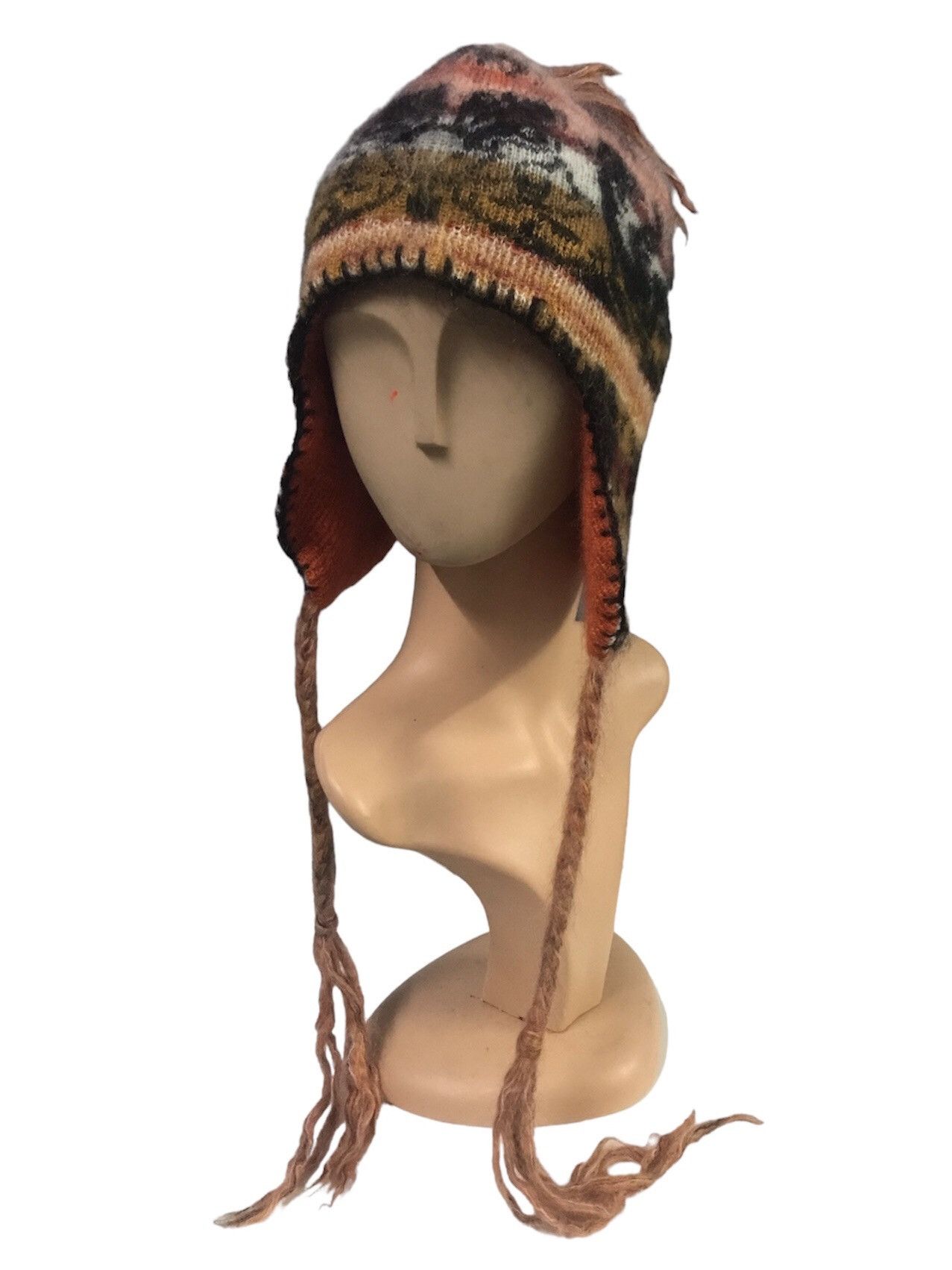 image of Vivienne Westwood Chapeaux Multicolored Wool Beanie, Women's