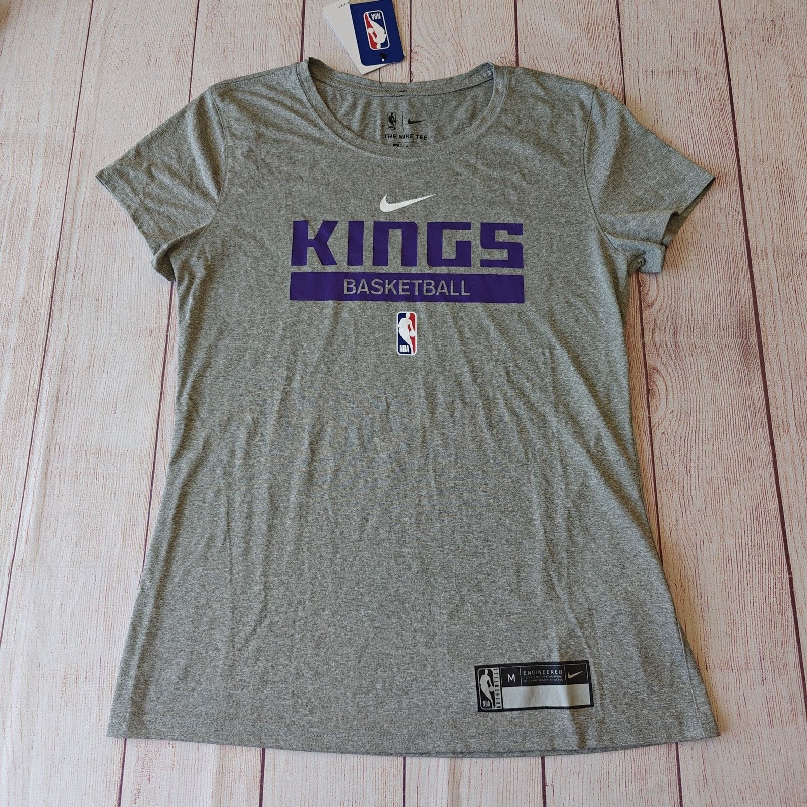 NBA NBA Sacramento Kings Basketball Nike Dri-Fit Tee sz M NWT Size M / US 6-8 / IT 42-44 - 5 Thumbnail