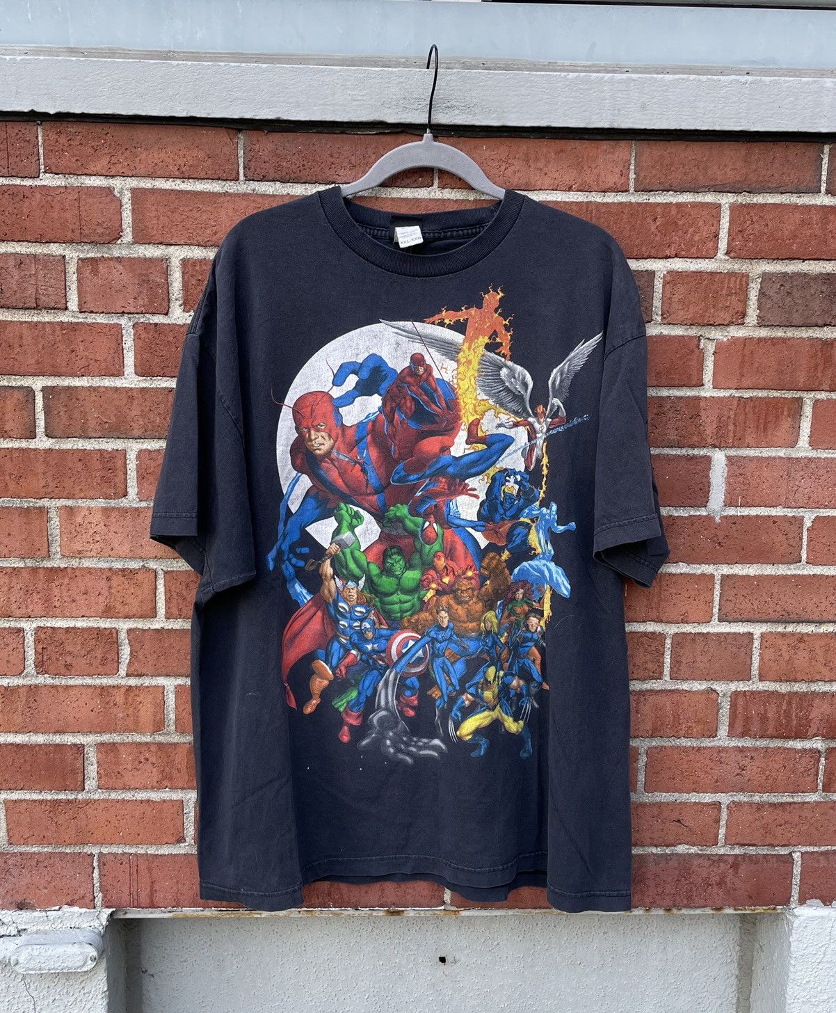 Mad Engine Mad Engine Marvel Comics Shirt Spiderman Hulk Iron Size US XXL / EU 58 / 5 - 1 Thumbnail