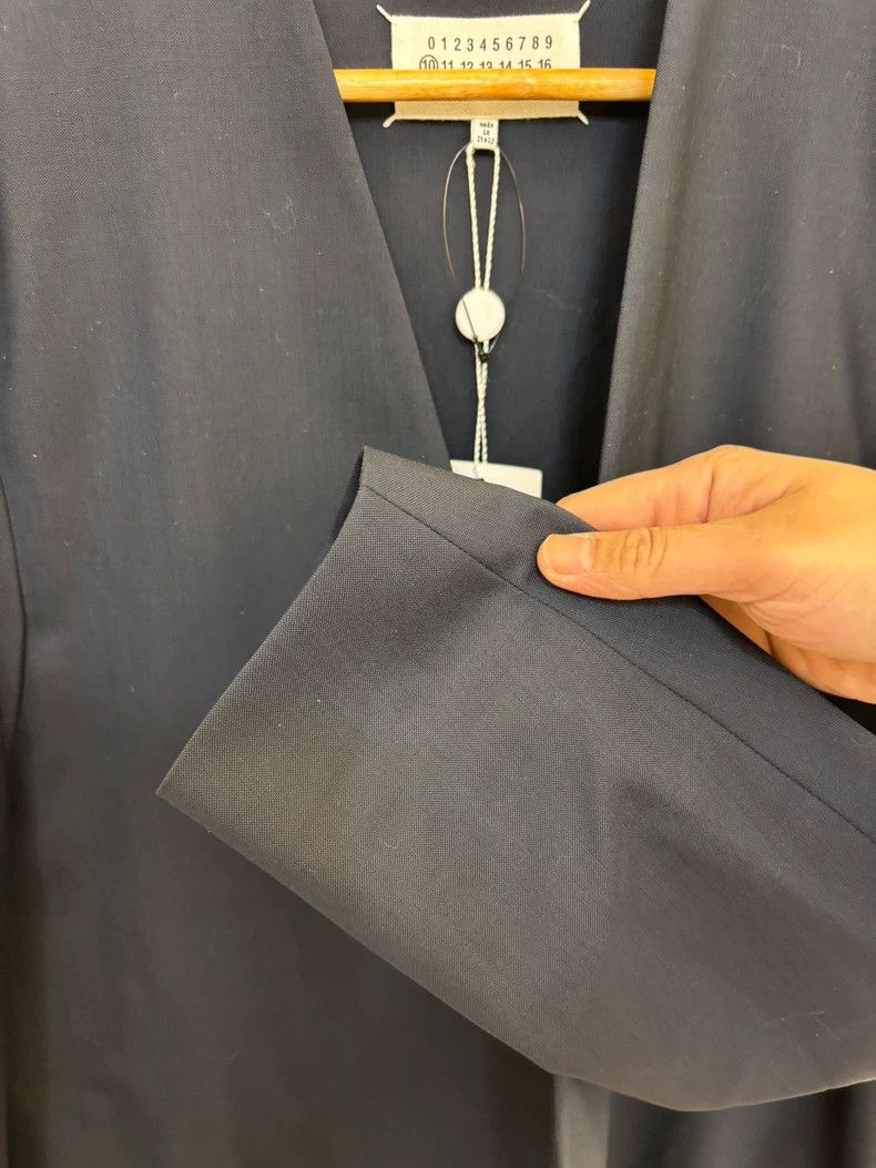 Maison Margiela Maison Margiela Collarless woven wool suit 2502-Nextarrow Size 52R - 6 Thumbnail
