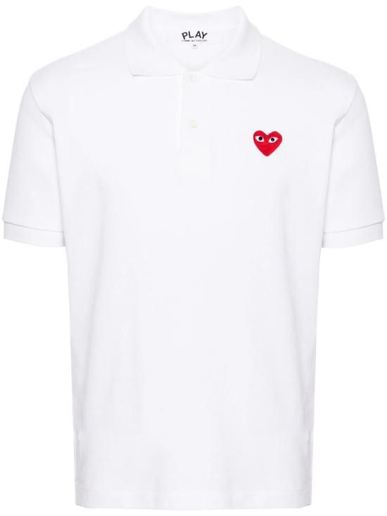Comme des Garcons COMME DES GARCONS Women Polo Shirts AX T006 051 White Size M / US 6-8 / IT 42-44 - 1 Thumbnail