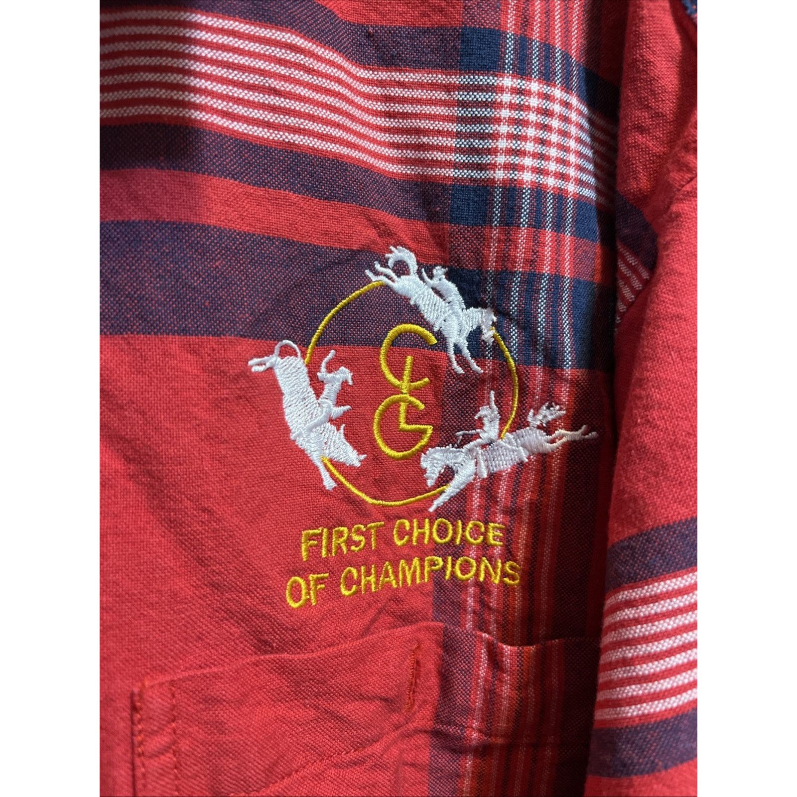 Wrangler Wrangle Vintage Twenty X Men’s XL Shirt Red Plaid LS Button Size US XL / EU 56 / 4 - 5 Thumbnail
