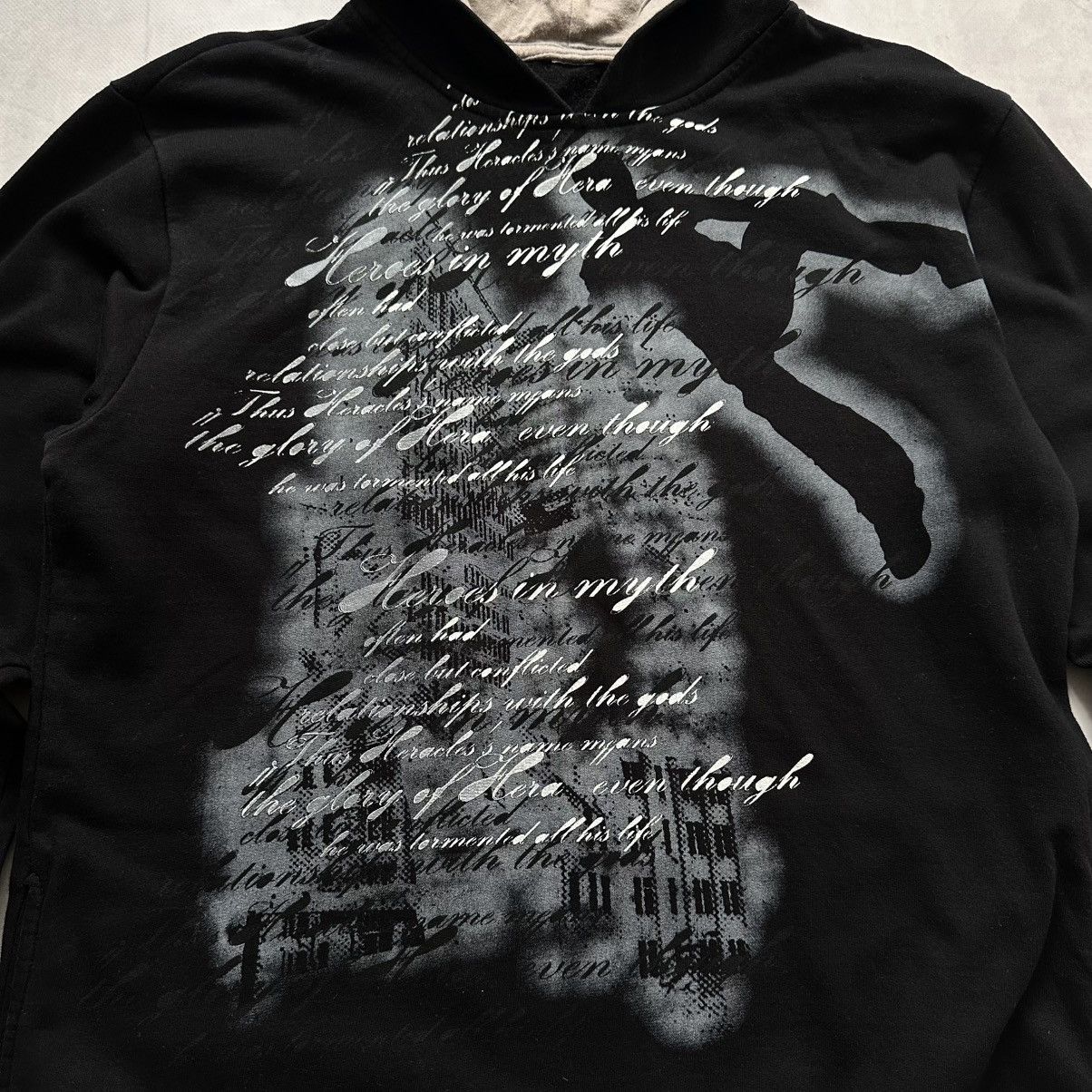 Hysteric Glamour × Undercover Japan Poem Punk Hoodie CDG In The Attic Impala Style Size US L / EU 52-54 / 3 - 3 Thumbnail