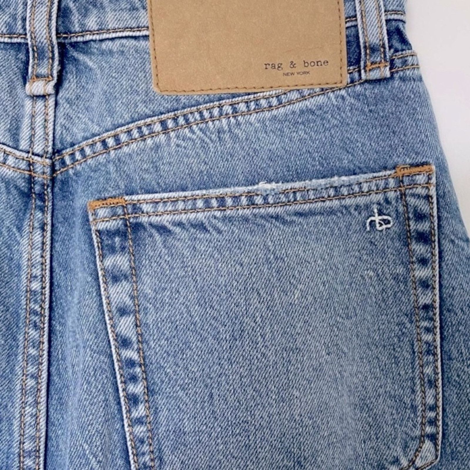 Rag & Bone Rag & Bone Ryan Norwalk High-Rise Blue Jeans - Size 23 Size 24" / US 00 / IT 34 - 3 Thumbnail