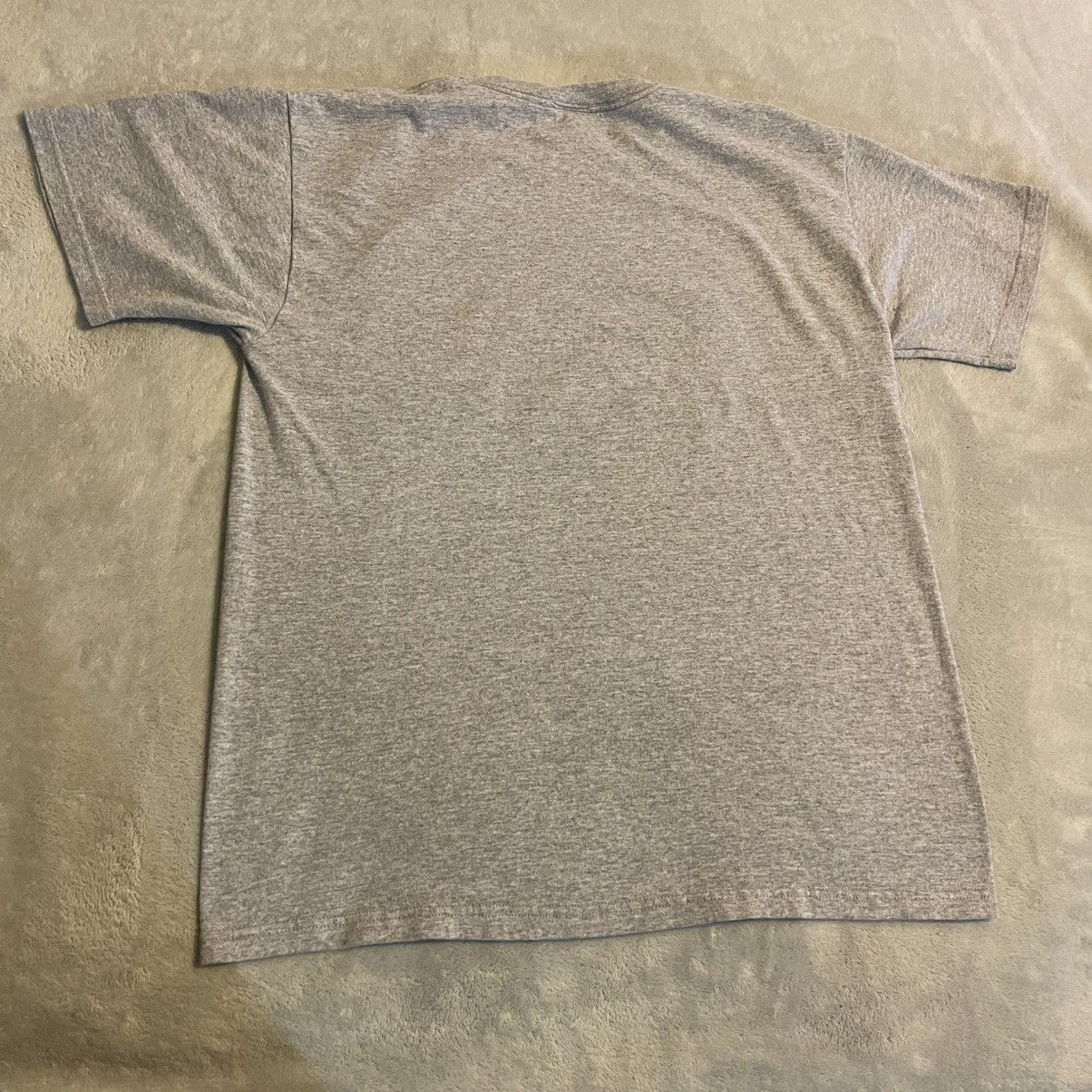 Fruit Of The Loom Vintage Shirt Men Large Gray Y2K Workout Streetwear Tee Size US L / EU 52-54 / 3 - 2 Thumbnail