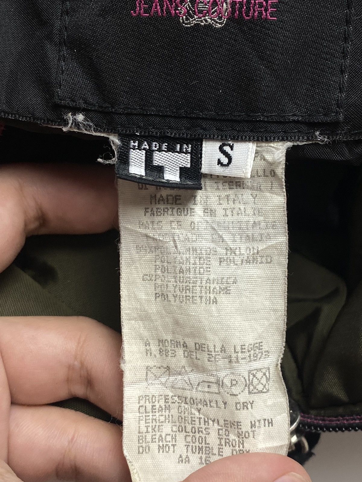 Versace Jeans Couture 1990s Gianni Versace Jeans - Survival Long Jacket Size US L / EU 52-54 / 3 - 7 Thumbnail