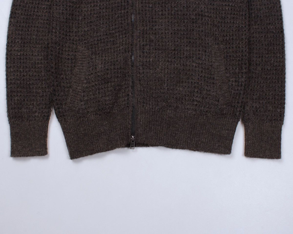 Allsaints × Designer ALLSAINTS Milton Bomber Mohair Sweater Cardigan Zip Talon Size US M / EU 48-50 / 2 - 8 Thumbnail
