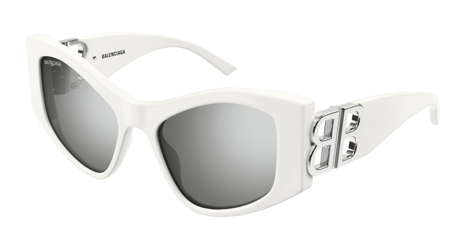 Balenciaga o1la1rc1a0724 Size: OS / Sunglasses in White Size ONE SIZE - 2 Thumbnail