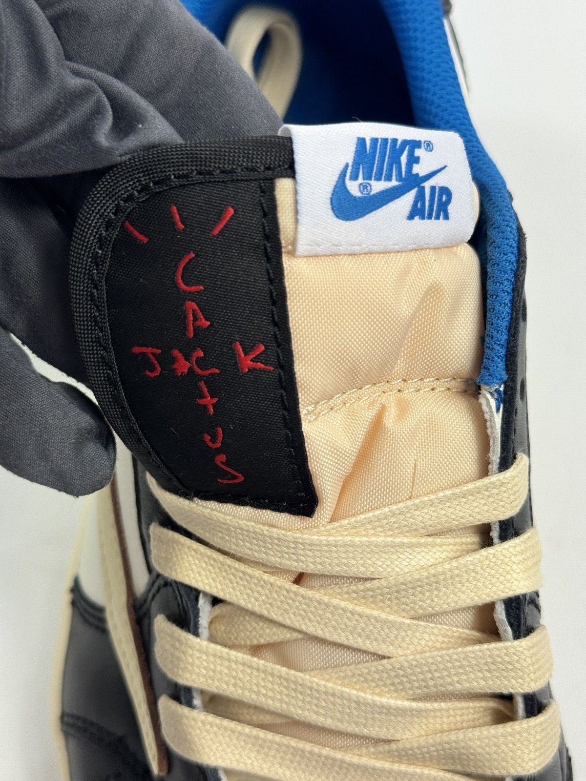 Nike × Travis Scott JORDAN 1 RETRO LOW FRAGMENT X TRAVIS SCOTT SNEAKERS Size US 8 / EU 41 - 10 Thumbnail