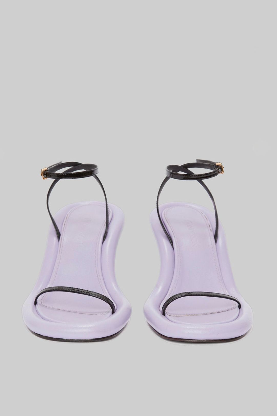 JW Anderson o1mle0824 Bumper Heel Sandals in Black / Lilac Size US 6 / IT 36 - 3 Thumbnail