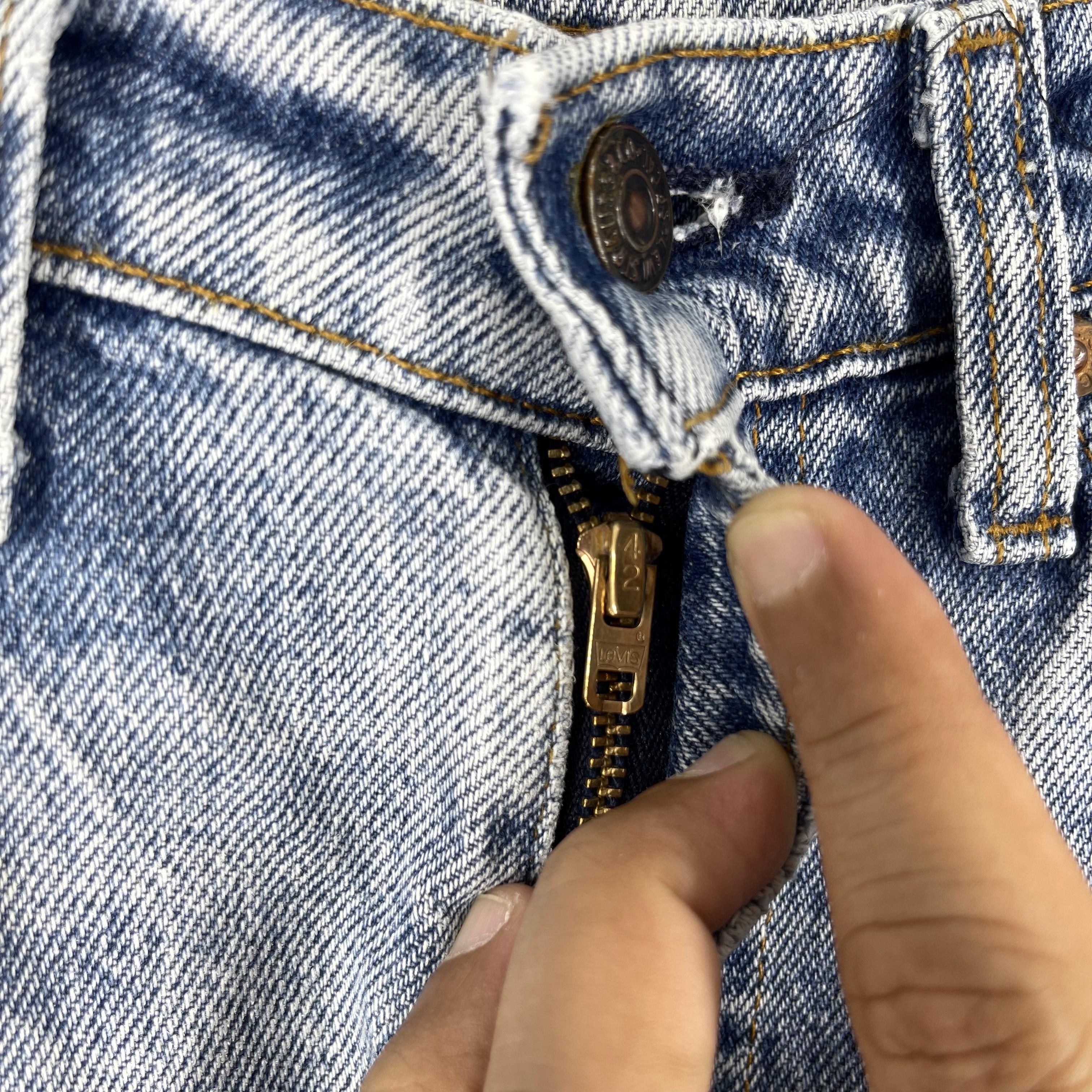 Levi's × Vintage W29 L31 Vintage Distressed Levis 505 Orange Tab Jeans Size US 29 - 6 Thumbnail