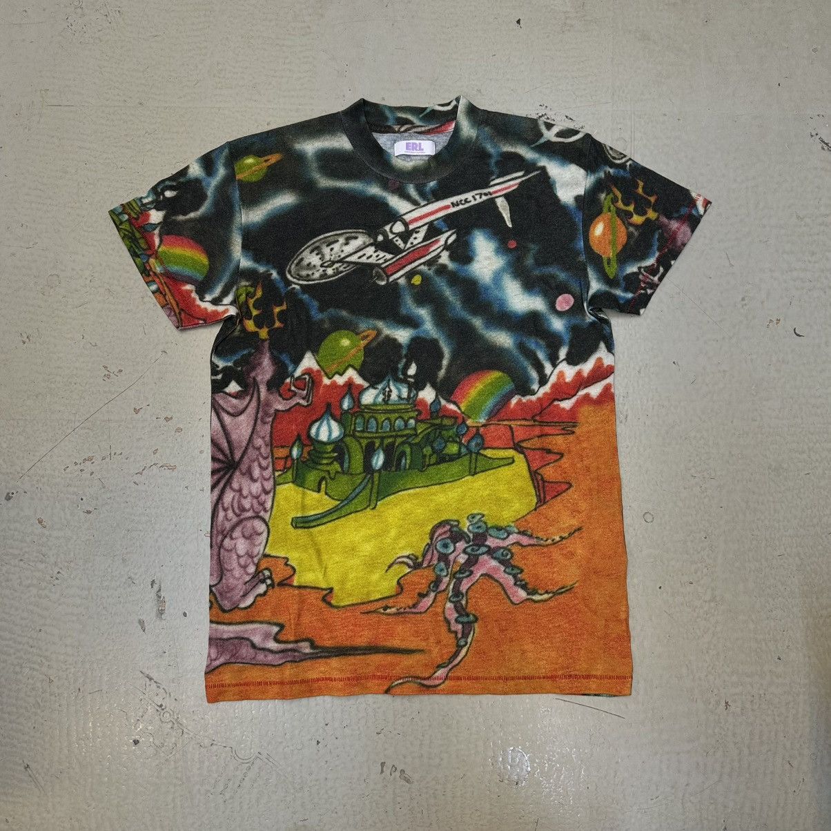 ERL ERL ALL OWER PRINTED KNIT T-SHIRT Size US L / EU 52-54 / 3 - 3 Thumbnail