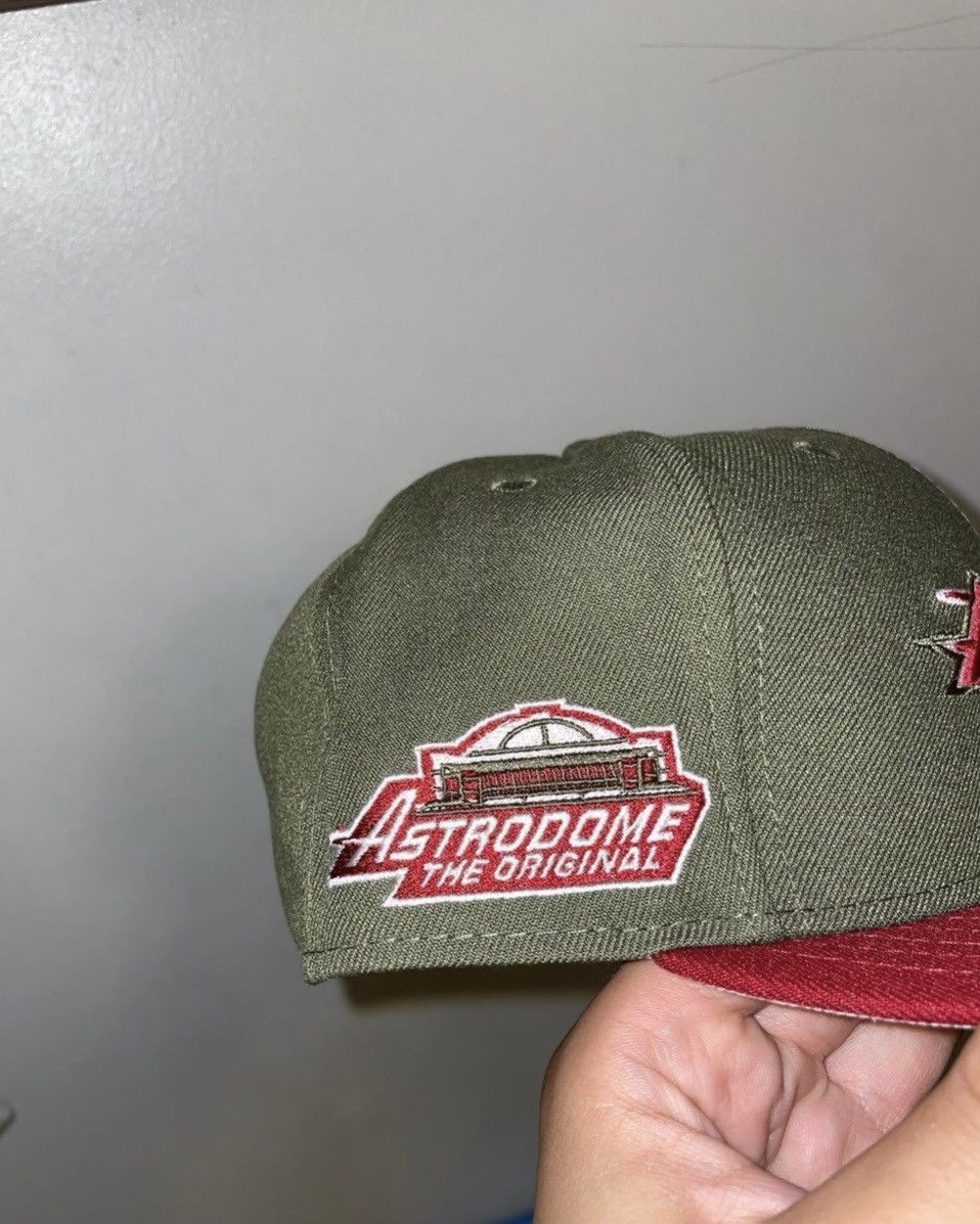 New Era USA cap king Houston Astros script size 7 3/4 brand new sold Size ONE SIZE - 2 Thumbnail