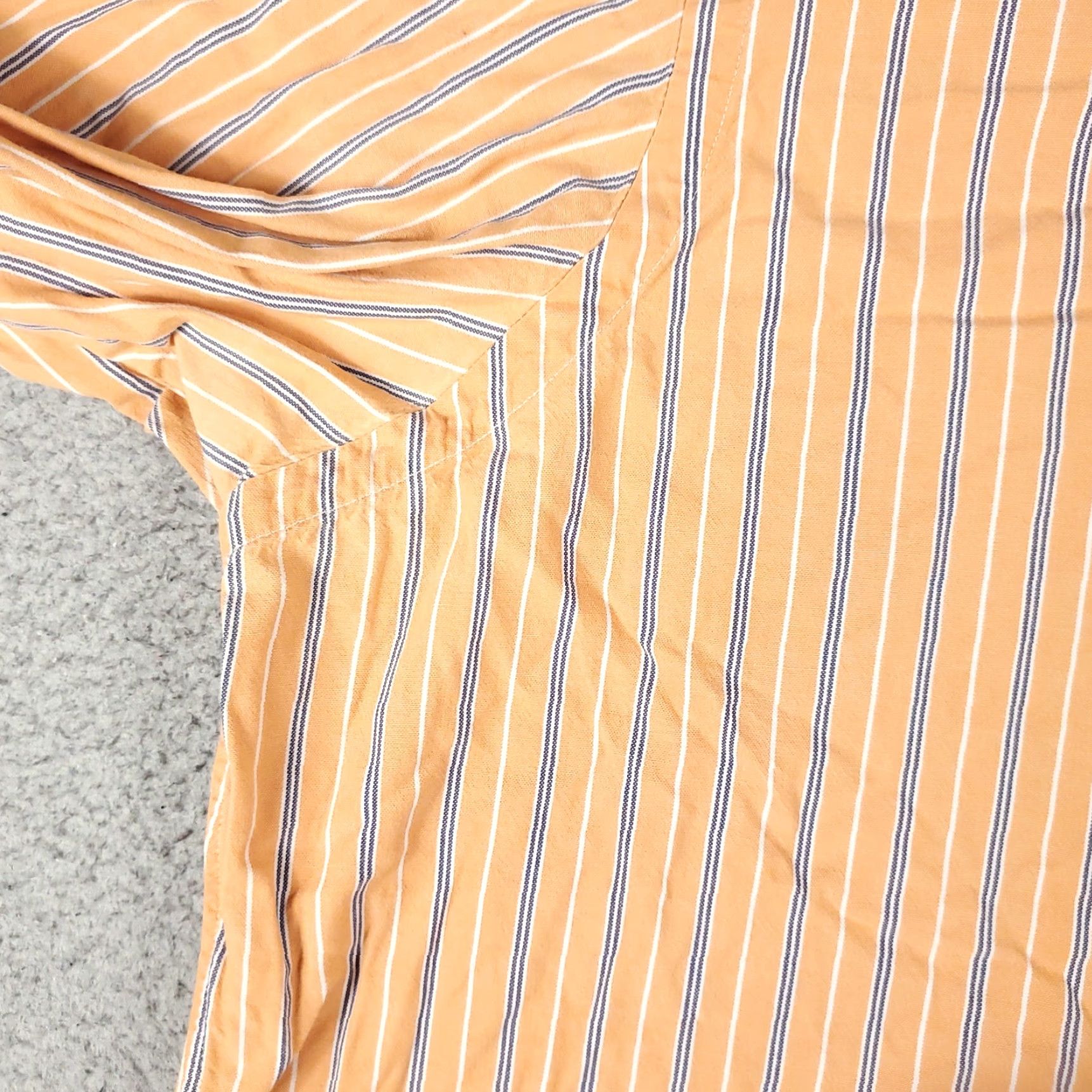 Ralph Lauren Ralph Lauren Shirt Mens XL Orange Striped Button-Up Long Sleeve Polo Style Button-Down Collared Classic Preppy Size US XL / EU 56 / 4 - 4 Thumbnail