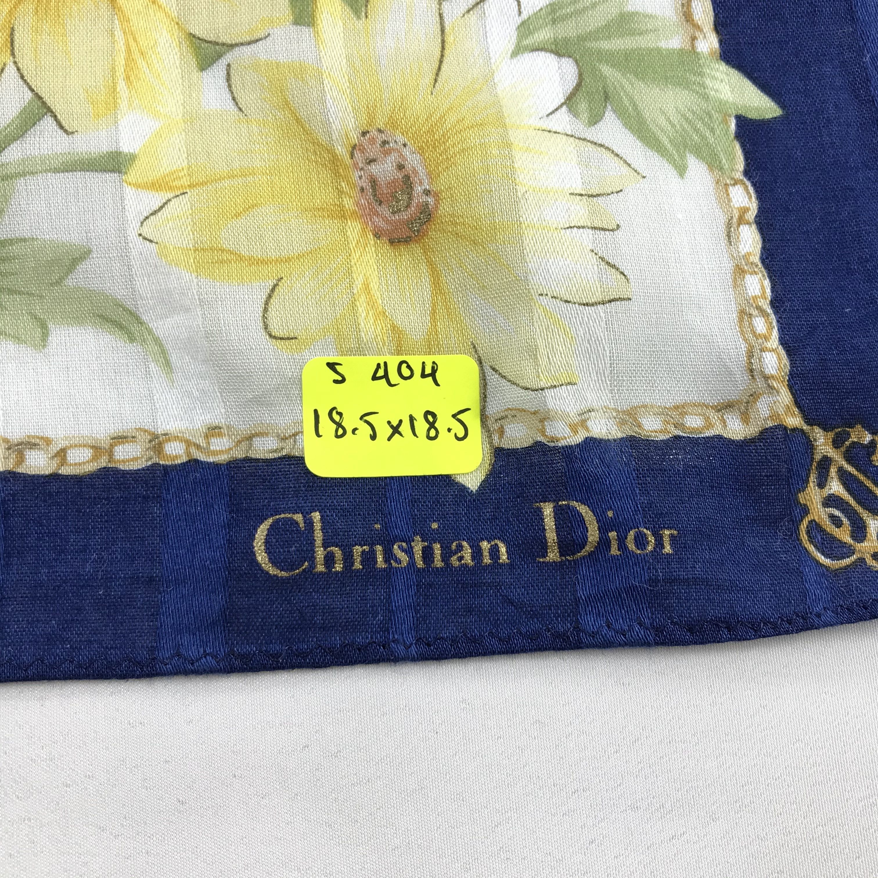 Christian Dior Monsieur × Vintage Christian Dior Bandana / Handkerchief / Neckerchief - S404 Size ONE SIZE - 5 Thumbnail