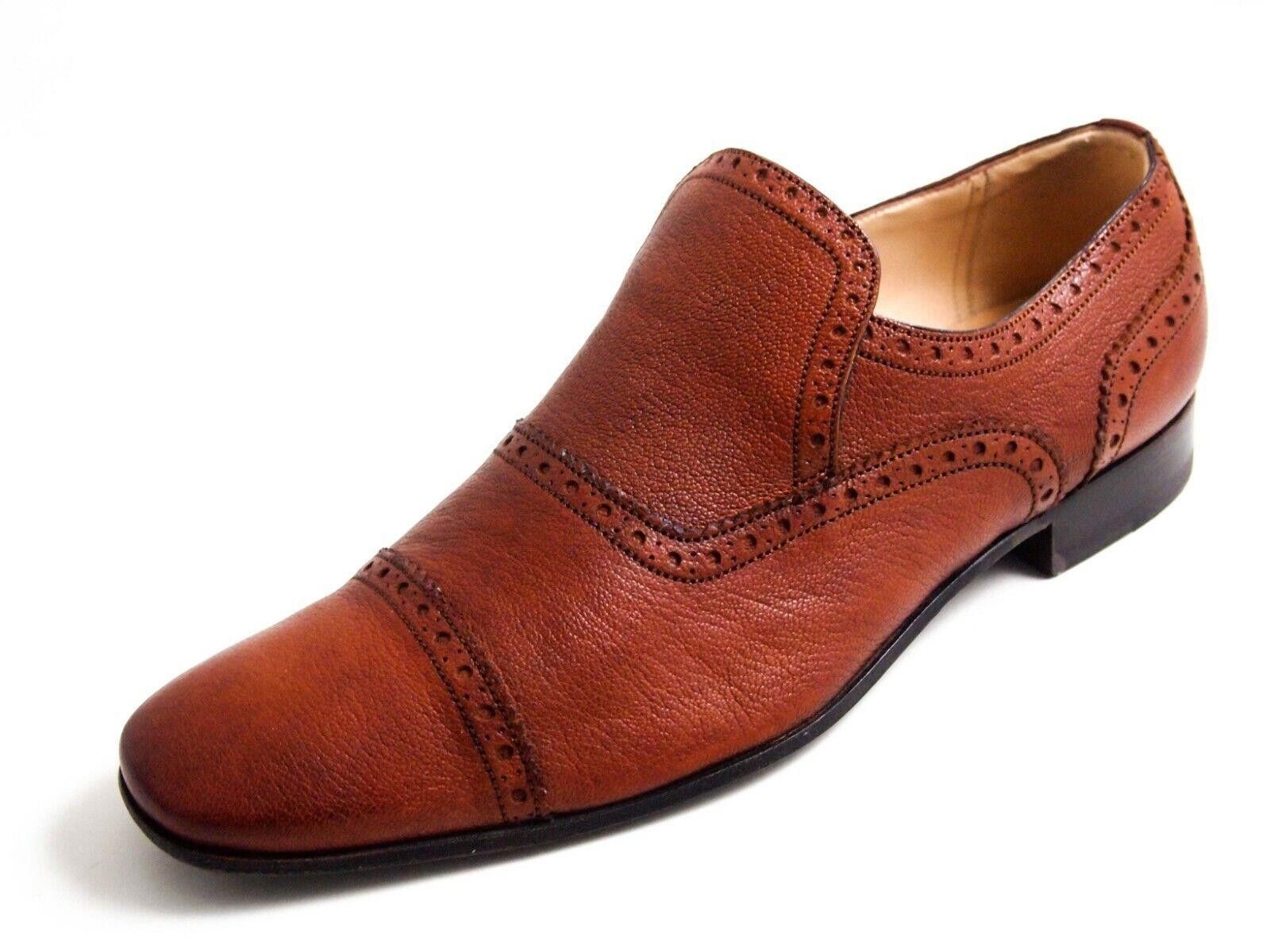 Bally Bally Loafers Brown Leather Mens Size EU 40 US 7 $580 Size US 7 / EU 40 - 1 Thumbnail