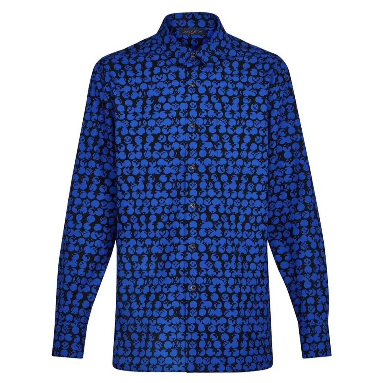 Louis Vuitton Louis Vuitton DNA Blue Circle Logo Long Sleeve Monogram Size US S / EU 44-46 / 1 - 1 Thumbnail
