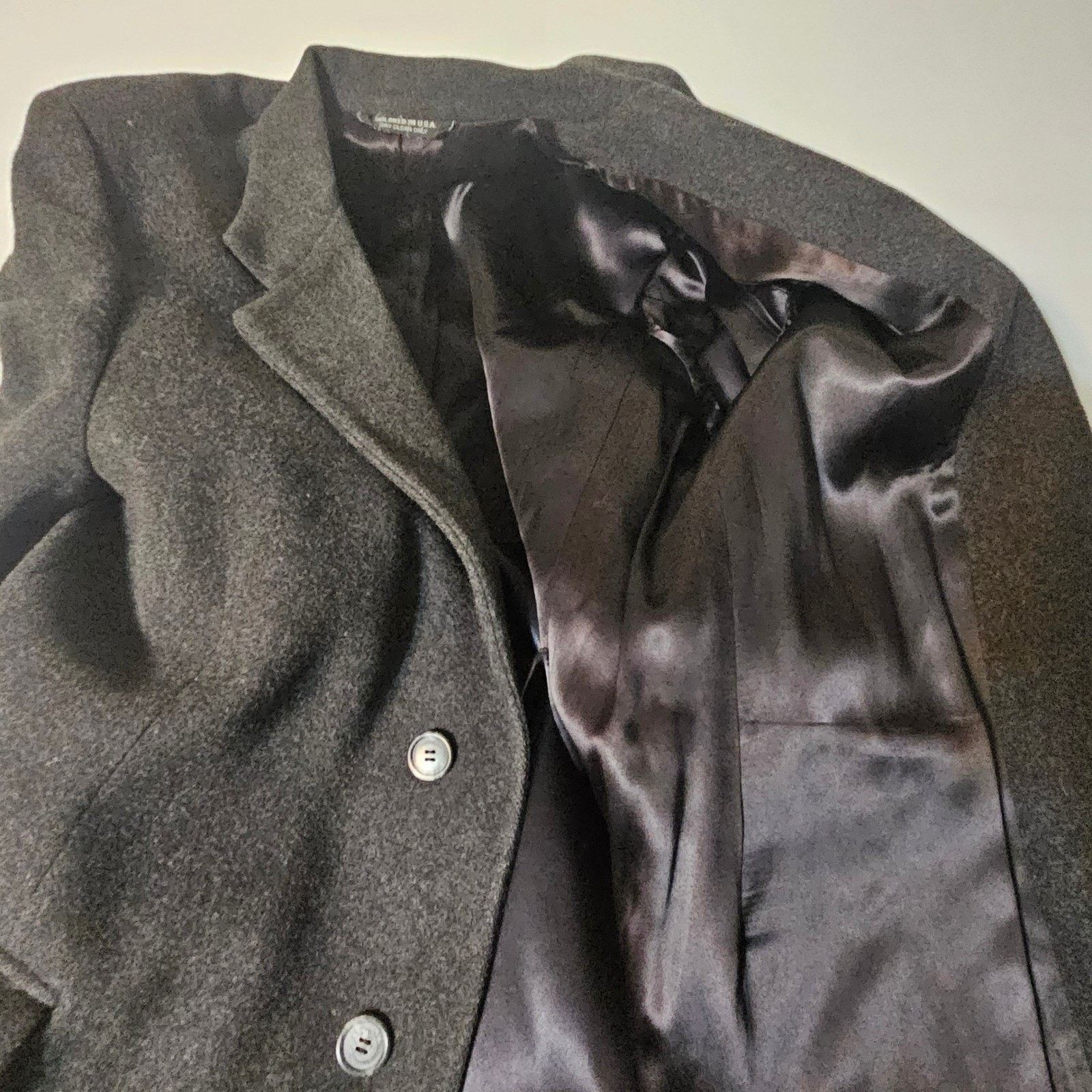 Christian Dior Monsieur VTG Christian Dior Monsieur Gray 46 WOOL Overcoat Men Coat Size US S / EU 44-46 / 1 - 9 Thumbnail
