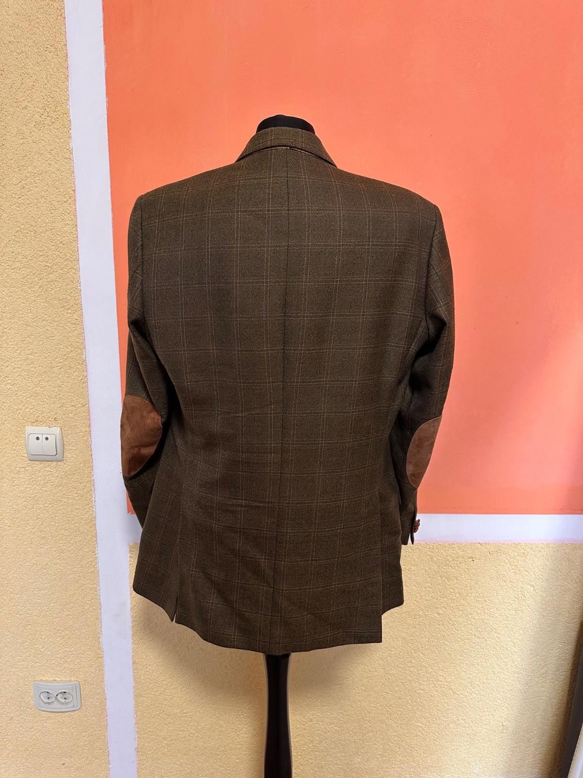 Burberry Burberry London Wool Tweed Plaid Sport Coat Blazer Jacket 52 Size 52R - 6 Thumbnail