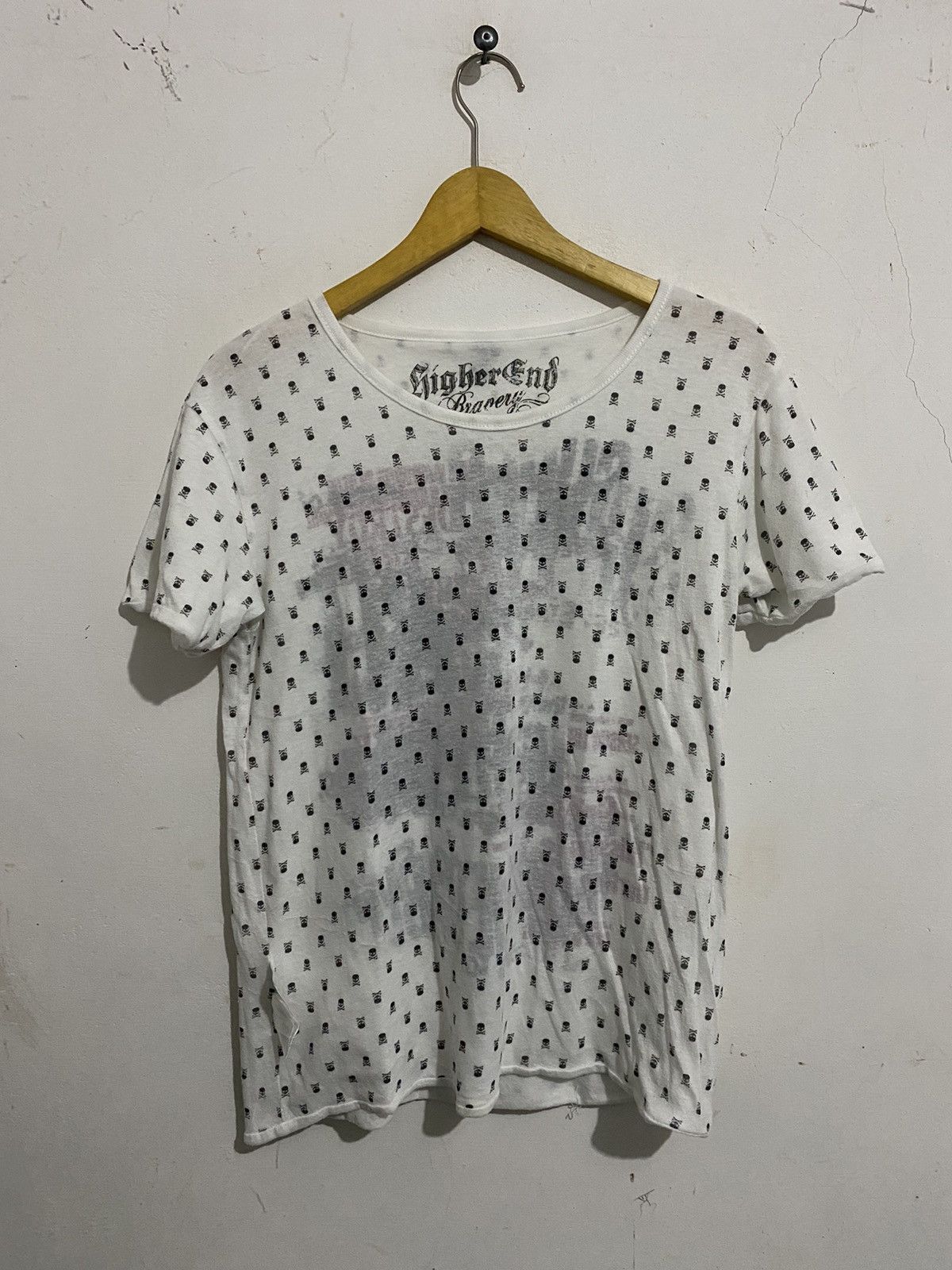 14th Addiction × KMRii × Yasuyuki Ishii Skull Poem Revesible Tee Ifsixwasnine Lgb Size US L / EU 52-54 / 3 - 5 Thumbnail