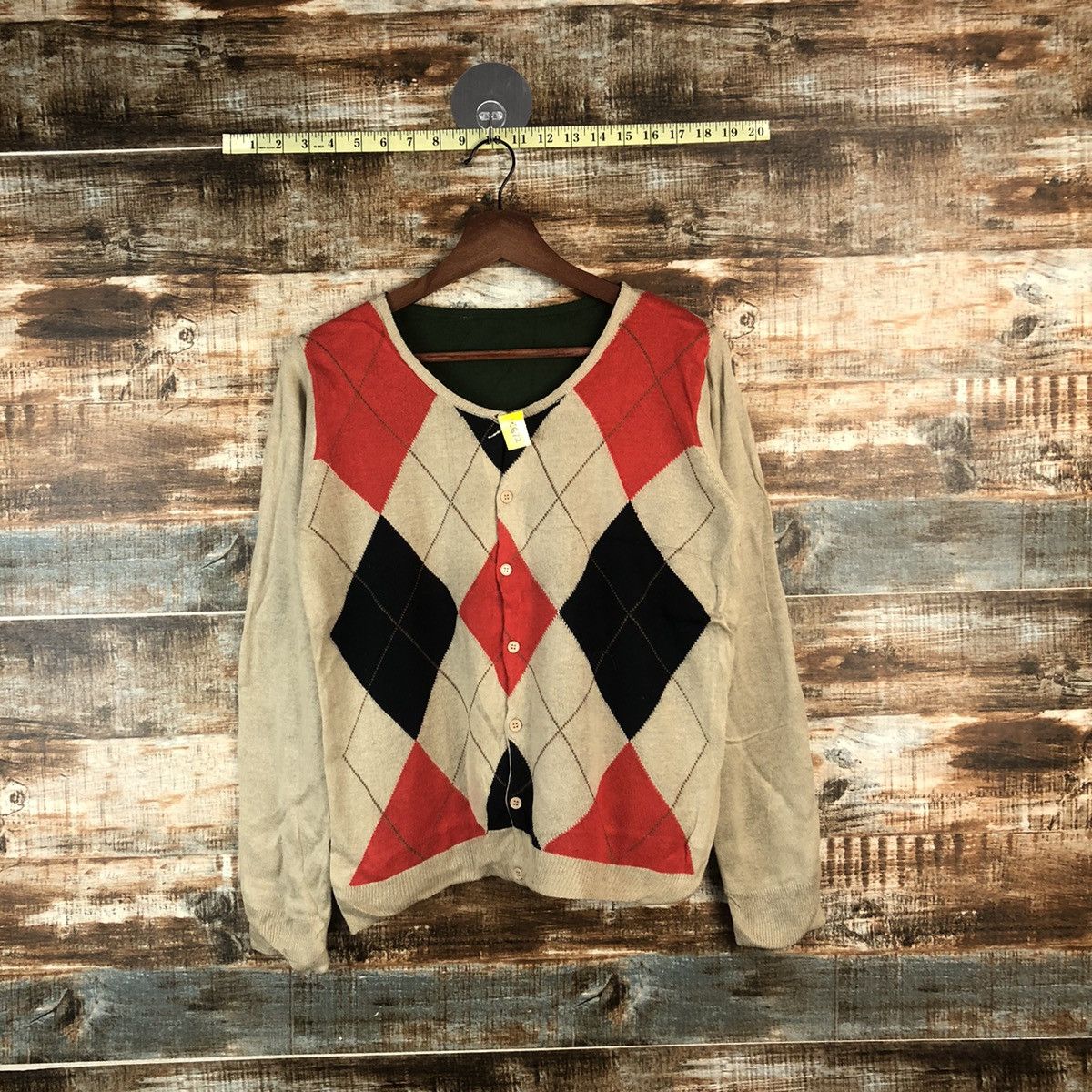 Homespun Knitwear × Japanese Brand DL Japan vintage cardigan Beige Knitwear #C672 Size S / US 4 / IT 40 - 1 Thumbnail