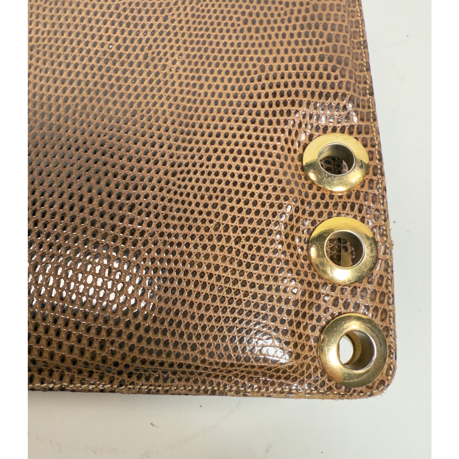 Designer Vintage 1960’s Siso Genuine Lizard Clutch Bag Italy Size ONE SIZE - 5 Thumbnail
