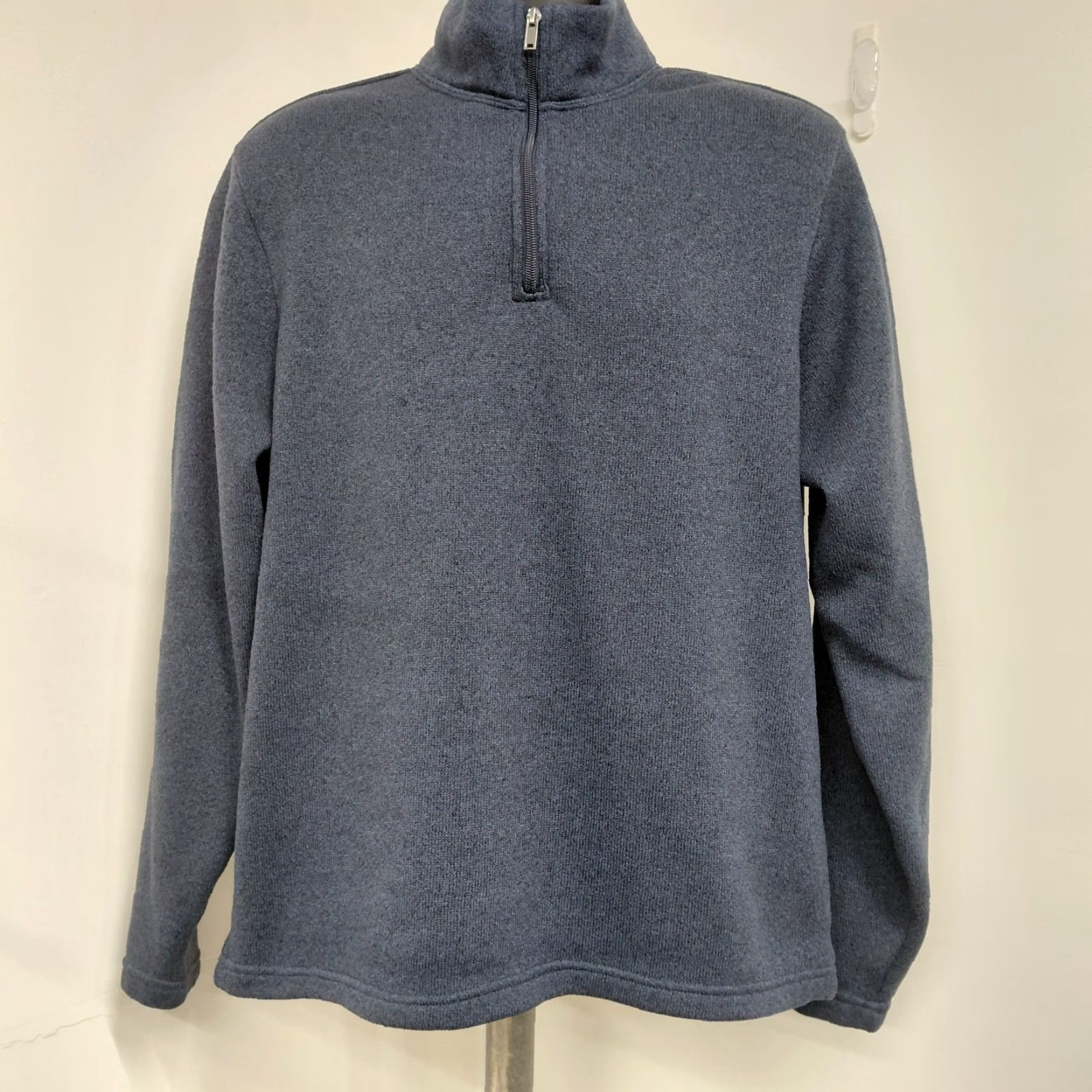 Old Navy Old Navy Sweatshirt Men XL Blue Pullover 3/4 Zip Fleece Pockets Long Sleeve Mock Neck Zip Pullover Athletic Regular Blue Size US XL / EU 56 / 4 - 2 Thumbnail