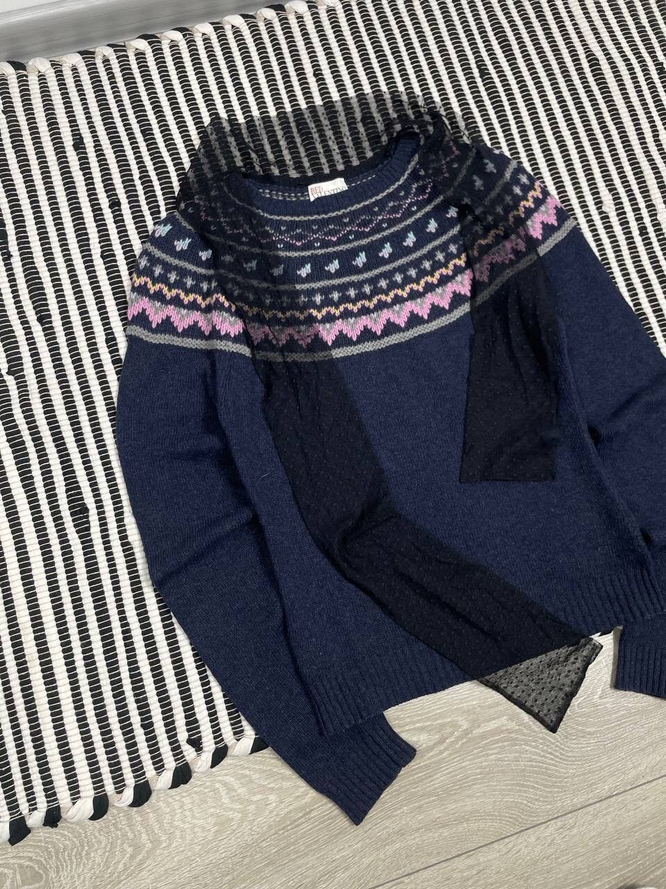 RED Valentino × Vintage Vintage Red Valentino Wool Knitted Sweater Y2K Size L / US 10 / IT 46 - 2 Thumbnail
