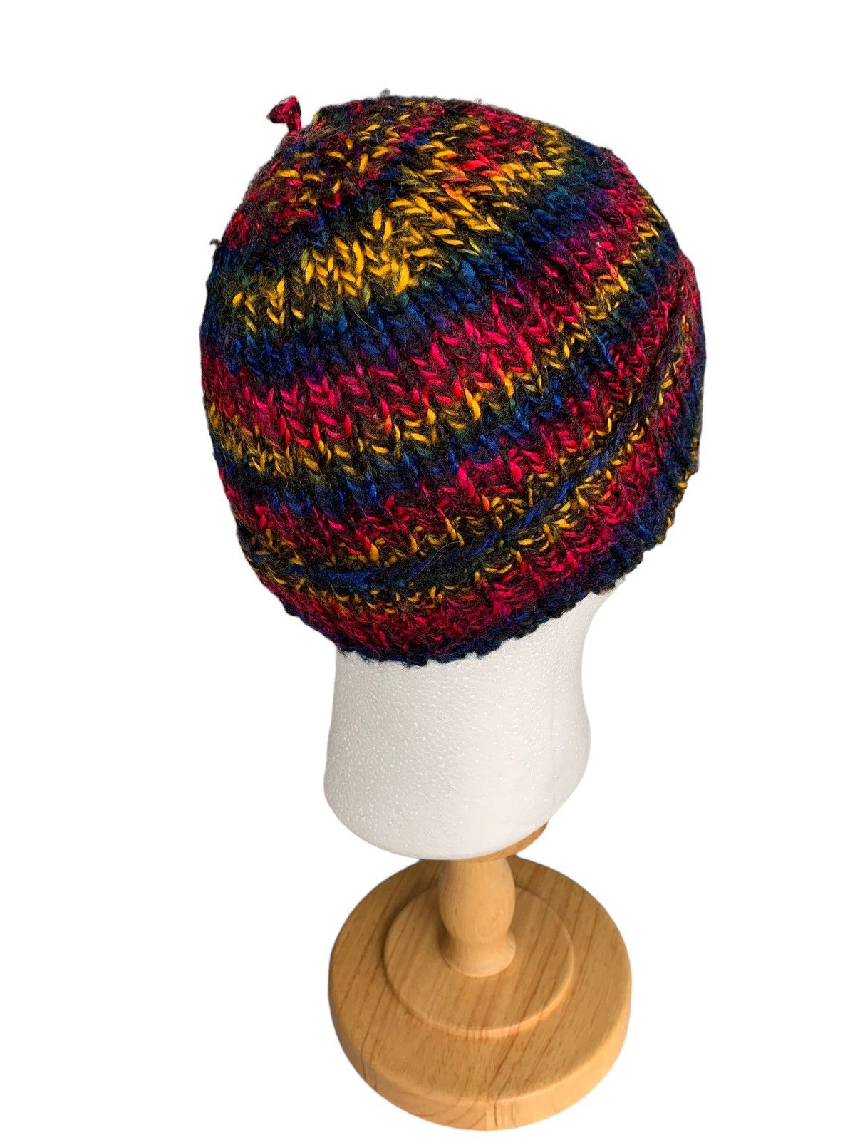 Japanese Brand × Kapital × Vintage Hippies style Multicolour Knitted Beanie Hats Size ONE SIZE - 6 Thumbnail