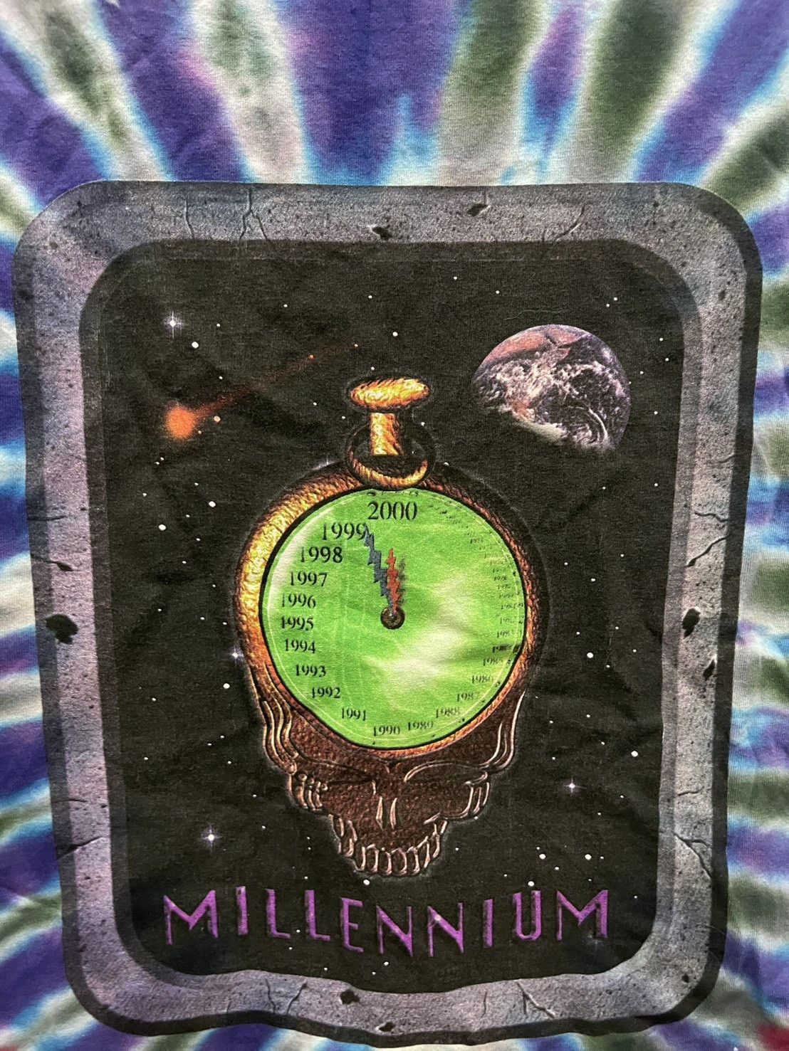 Grateful Dead 1997 Original Vintage Grateful Dead Millennium 2000 T-Shirt Size US XL / EU 56 / 4 - 4 Thumbnail