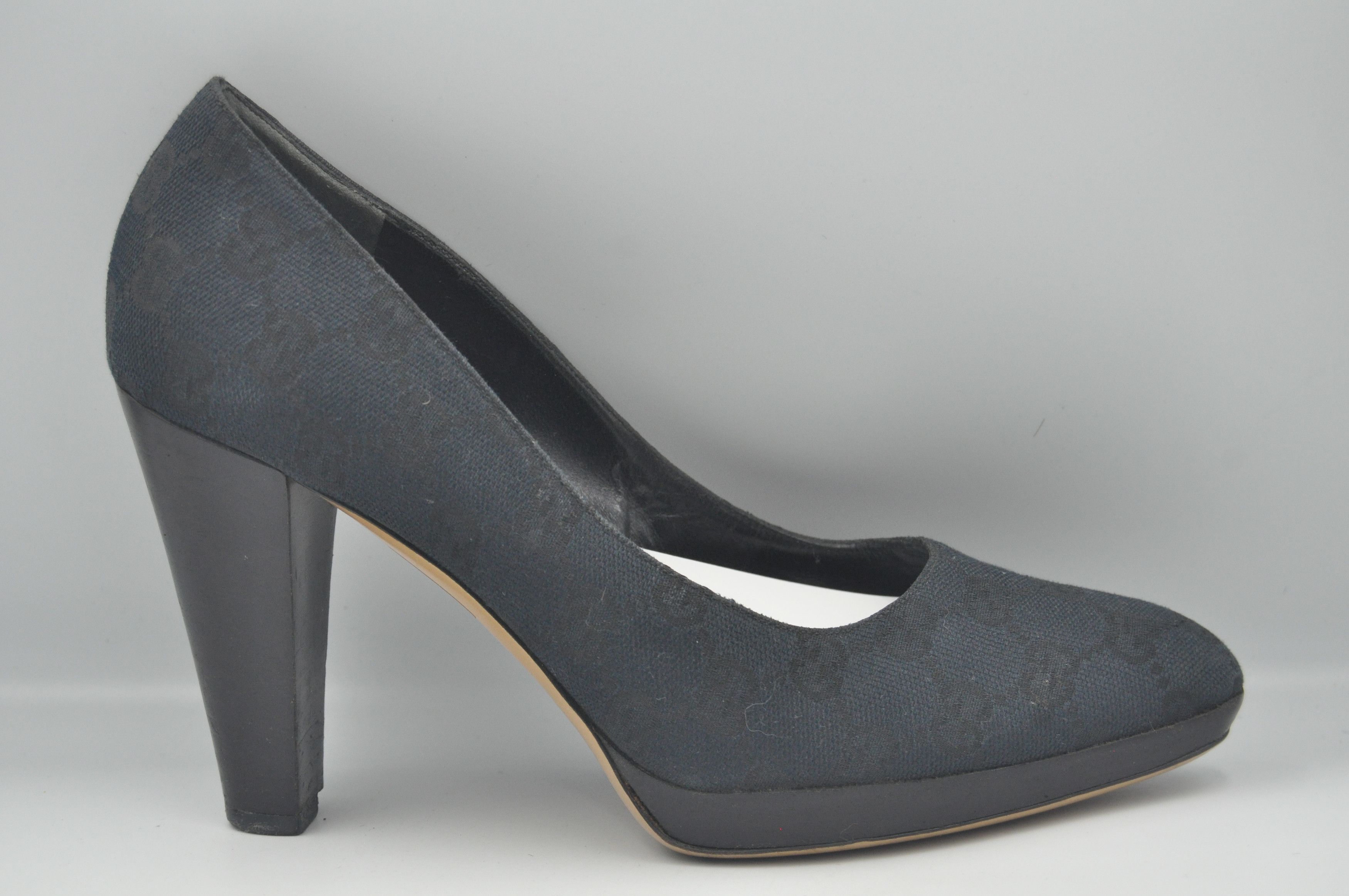 Gucci Gucci - Monogram Heel Pumps Size US 8 / IT 38 - 2 Thumbnail