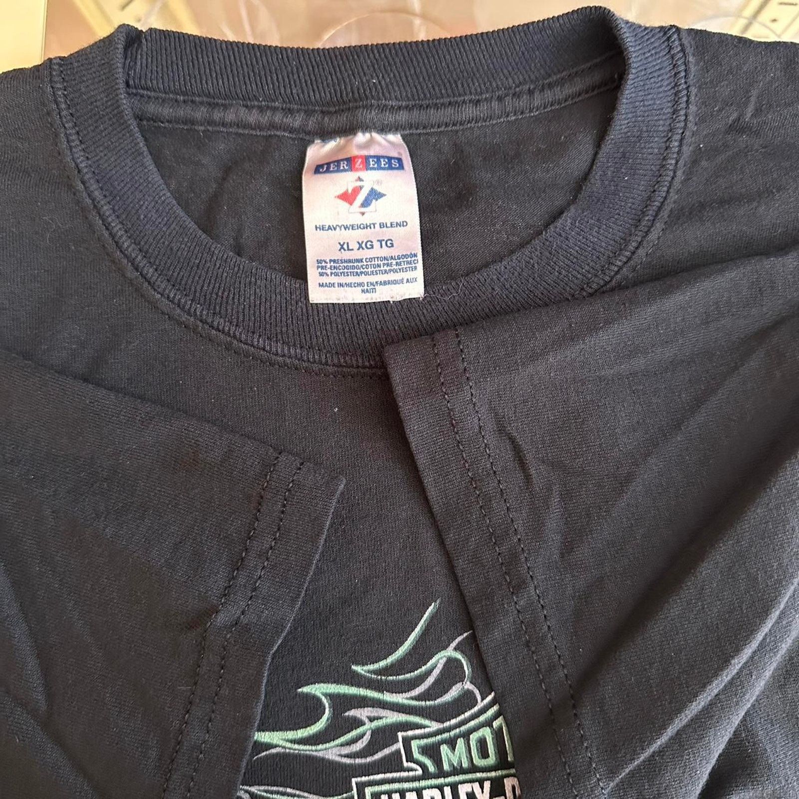 Harley Davidson × Vintage Vintage Harley Davidson Shirt Size US XL / EU 56 / 4 - 6 Thumbnail