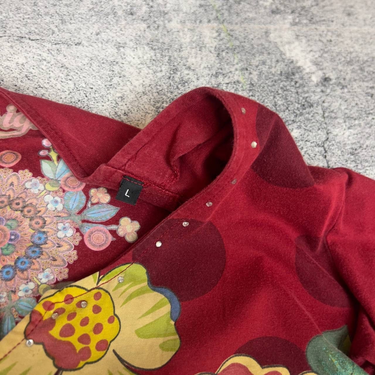 Desigual Desigual Dress Women's Size L Multicolor Long Sleeve` Size L / US 10 / IT 46 - 4 Thumbnail