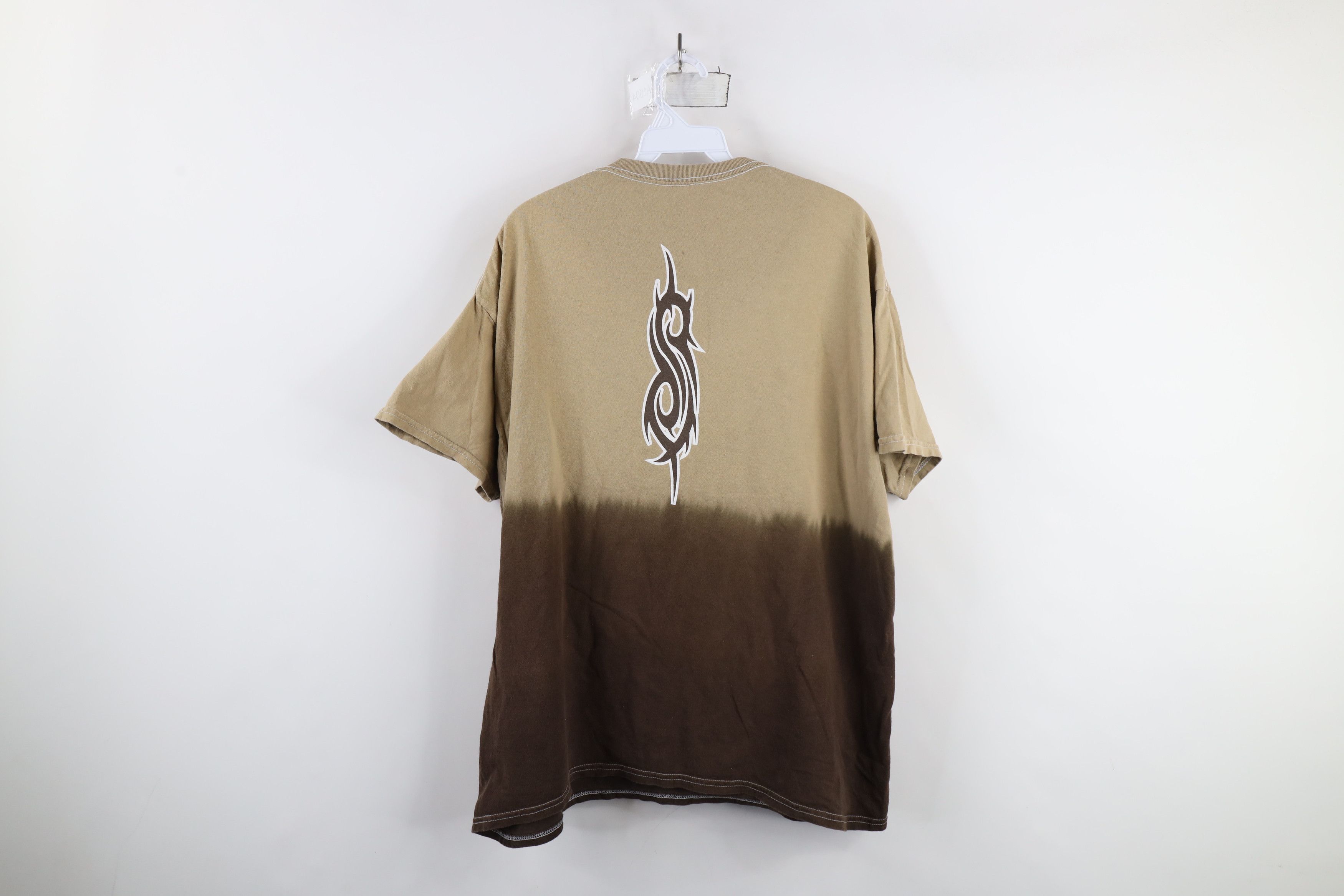 Vintage Retro Y2K Spell Out Pentagram Angel Slipknot Band T-Shirt Size US M / EU 48-50 / 2 - 10 Thumbnail