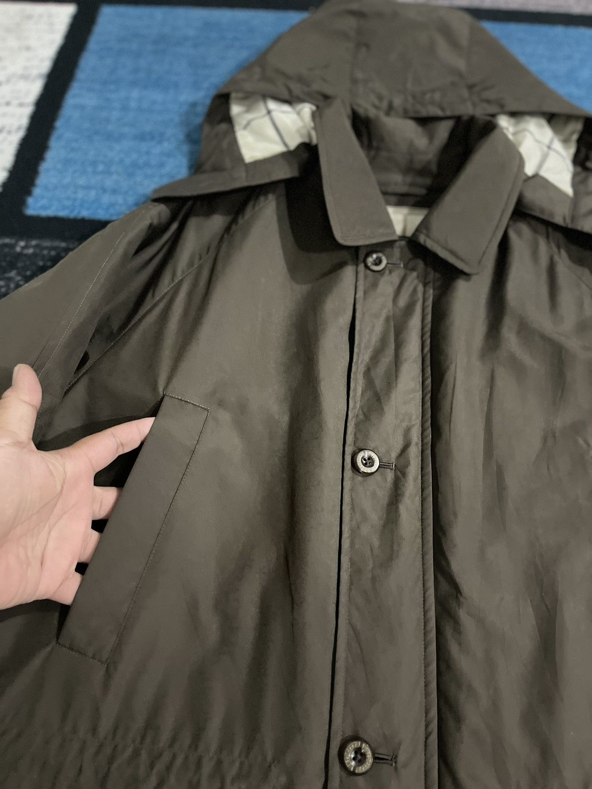 Burberry Vintage Burberrys Hoodie Long Jacket Size US XL / EU 56 / 4 - 8 Thumbnail