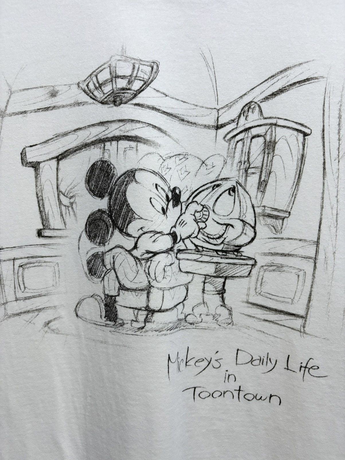 Disney 2000’s Disney Mickey Mouse - Daily Life in Toontown T-Shirt Size US M / EU 48-50 / 2 - 5 Thumbnail
