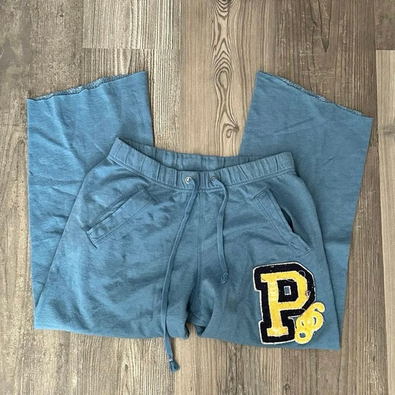 Pink PINK blue and yellow capri sweatpants Size 26" / US 2 / IT 38 - 1 Thumbnail