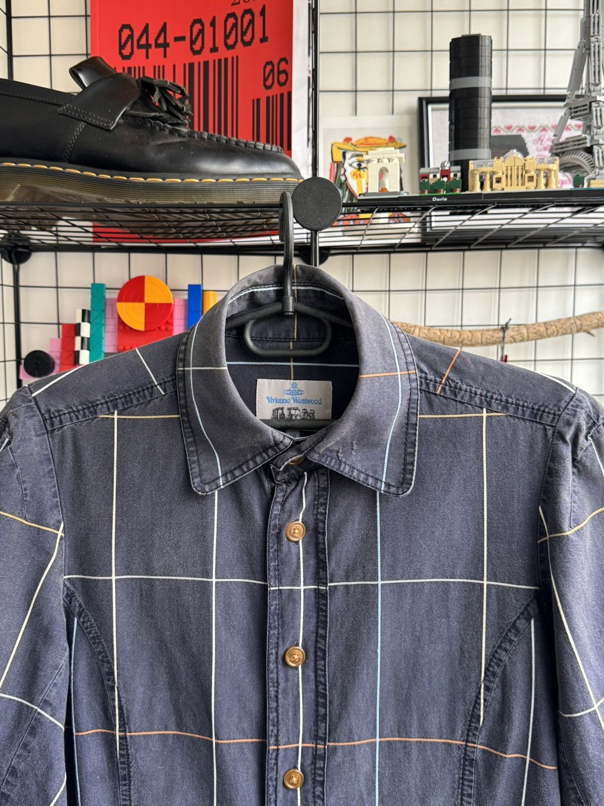 Vivienne Westwood Vintage Vivienne Westwood Checked Short Sleeve Shirt Size M / US 6-8 / IT 42-44 - 3 Thumbnail