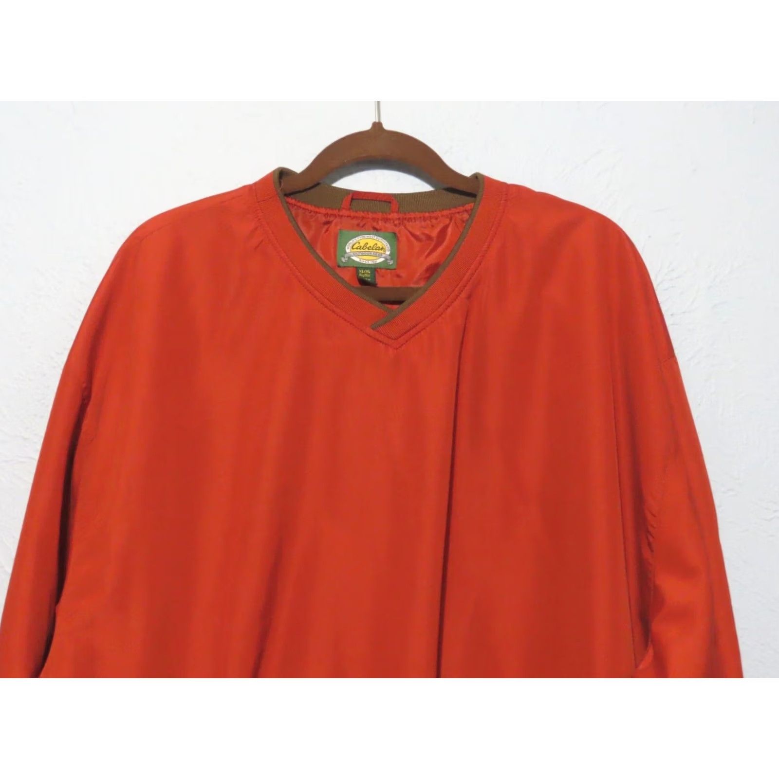 Vintage Cabela's Windcrest Men's XL Red Windbreaker Pullover with Pockets Jacket Size US XL / EU 56 / 4 - 5 Thumbnail