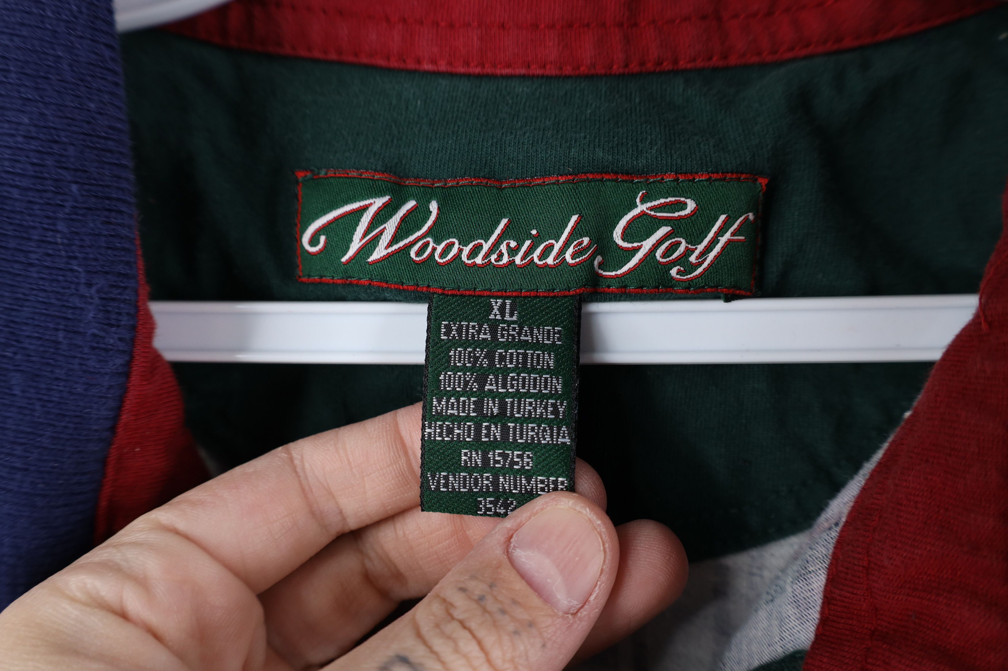 Vintage Vintage 90s Streetwear Fit Collared Golf Polo Shirt Plaid Size US XL / EU 56 / 4 - 9 Thumbnail