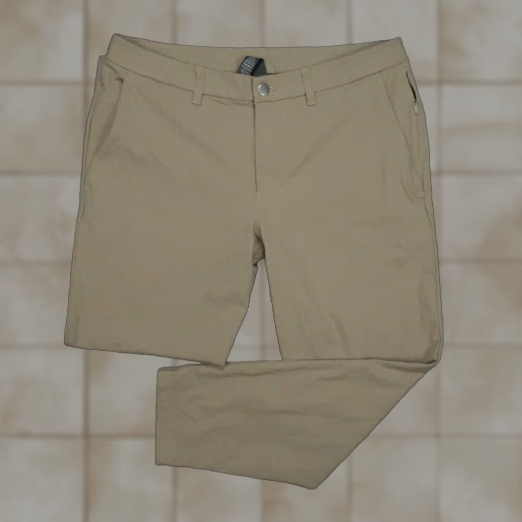 Lululemon Lululemon Pants Men 33x27 Brown ABC Classic 5 Pocket Trouser Straight Warpstreme Chino Vintage No Size US 33 - 1 Thumbnail